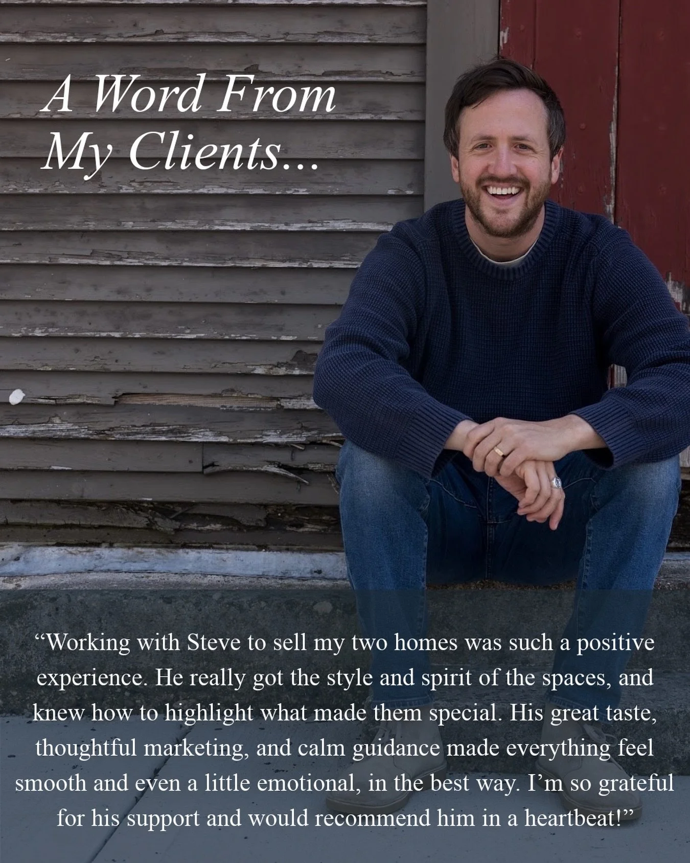 &ldquo;In a heartbeat&rdquo; 

That&rsquo;s always the goal.

Not just getting a home sold, but making the whole process feel smooth, clear, and actually enjoyable.

Every home is different. Every client is different.
But the approach stays the same.