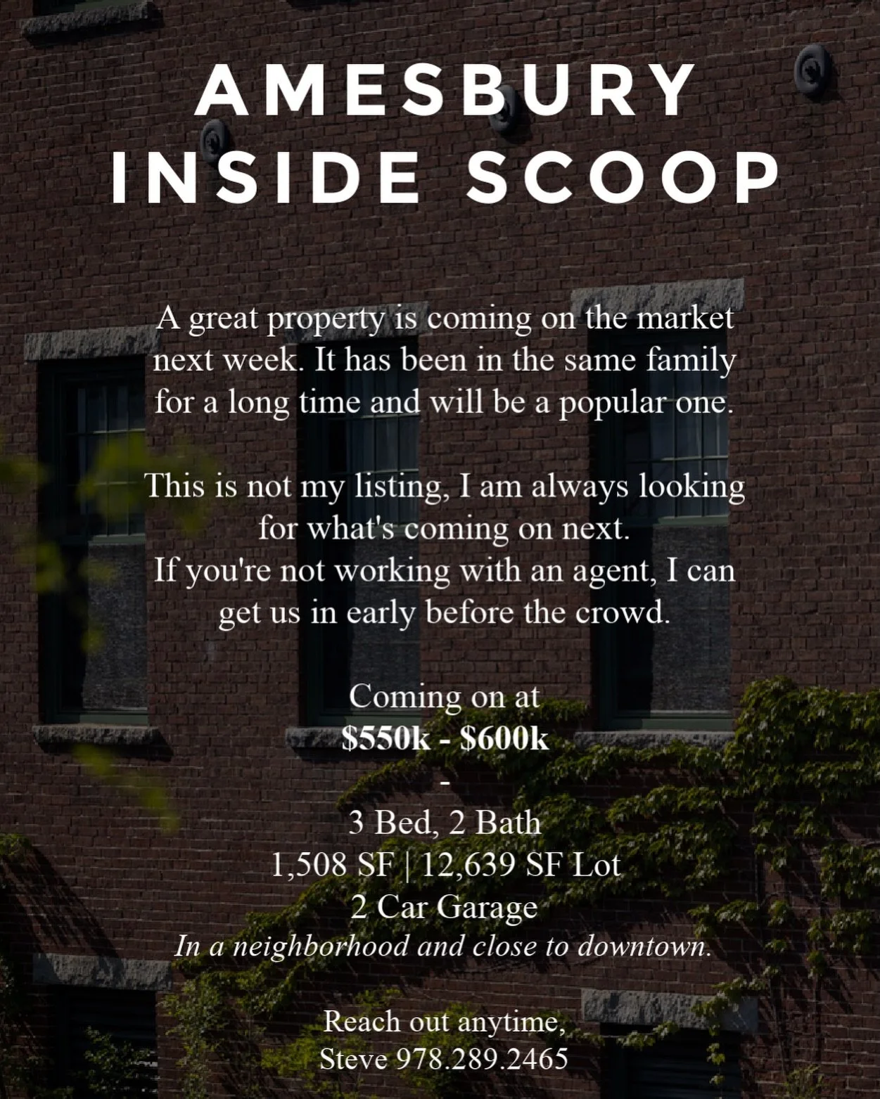 The best homes aren&rsquo;t always online.

There&rsquo;s a whole other market out there, homes being sold before the public ever sees them. 

You need to get in before open houses and if possible before they hit the market. 

If you&rsquo;re waiting