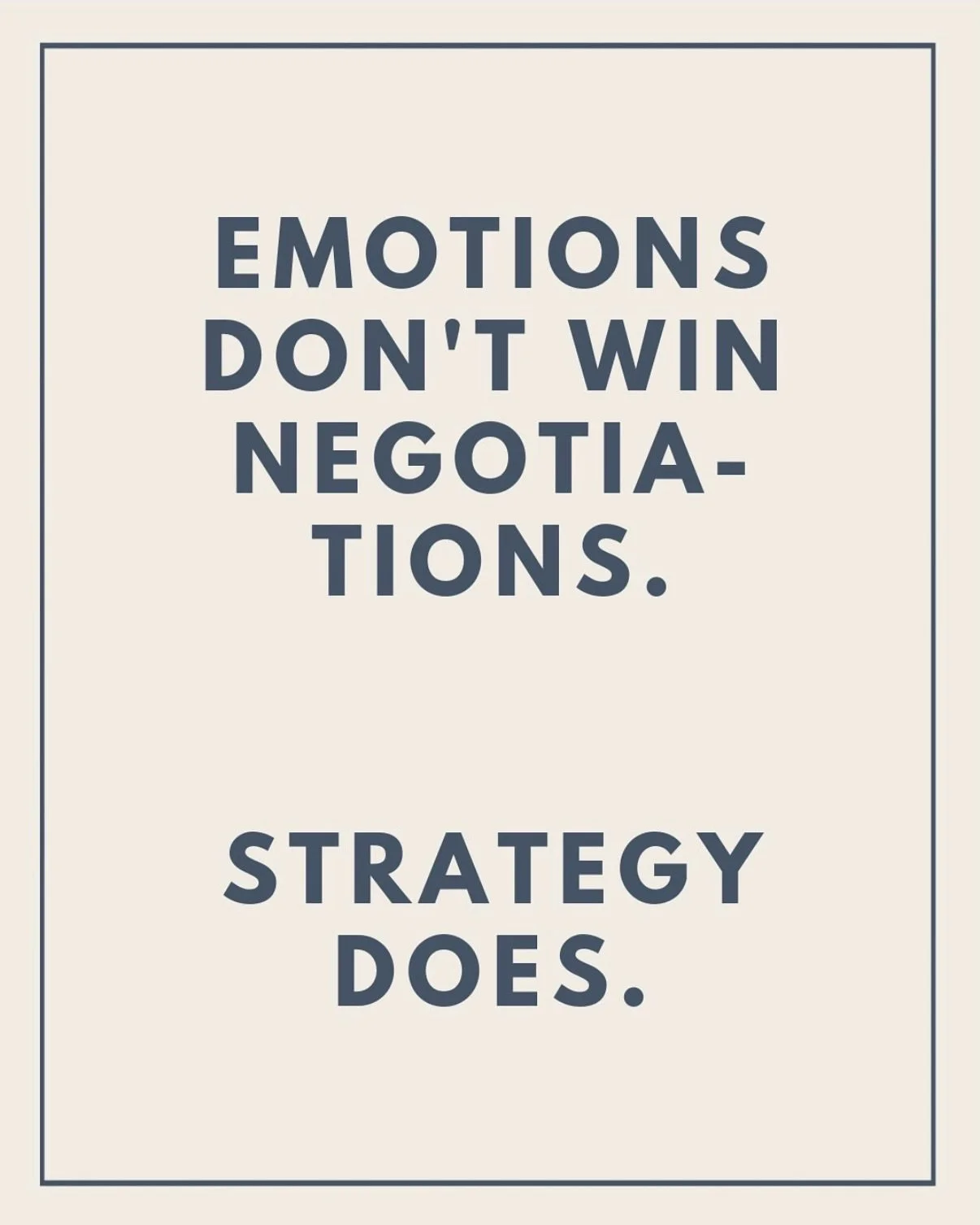 If you&rsquo;re taking offense to an offer, you&rsquo;re already losing control and you&rsquo;re training your seller how to do the same.

Buyers are treating this like the business transaction it is. They are armed with numbers, data, market insight