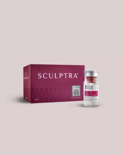 Sculptra collagen stimulator box and vial