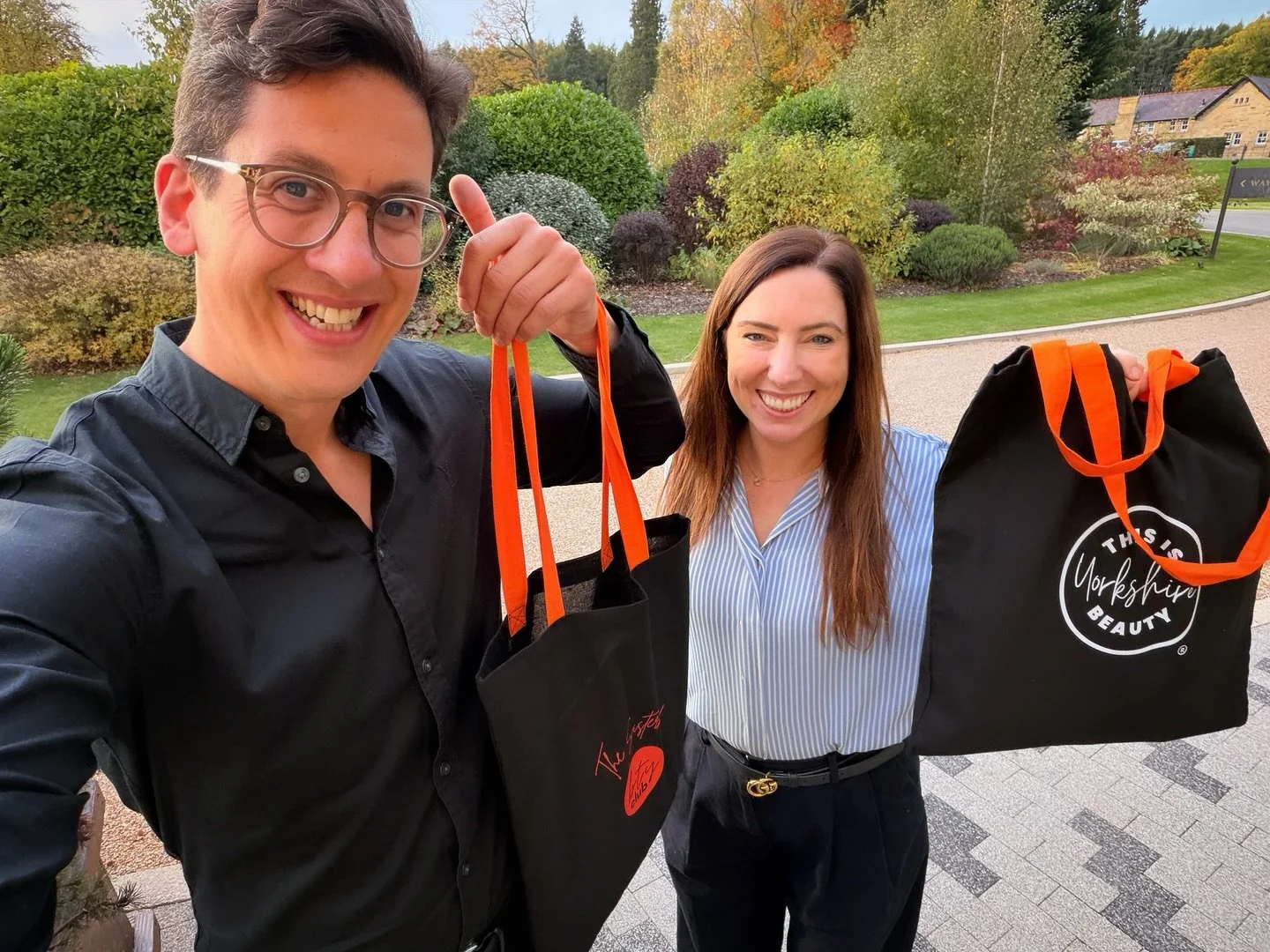 End of the amazing @thisisyorkshirebeauty event at @grantleyhall_ @bloomlongevitylabs