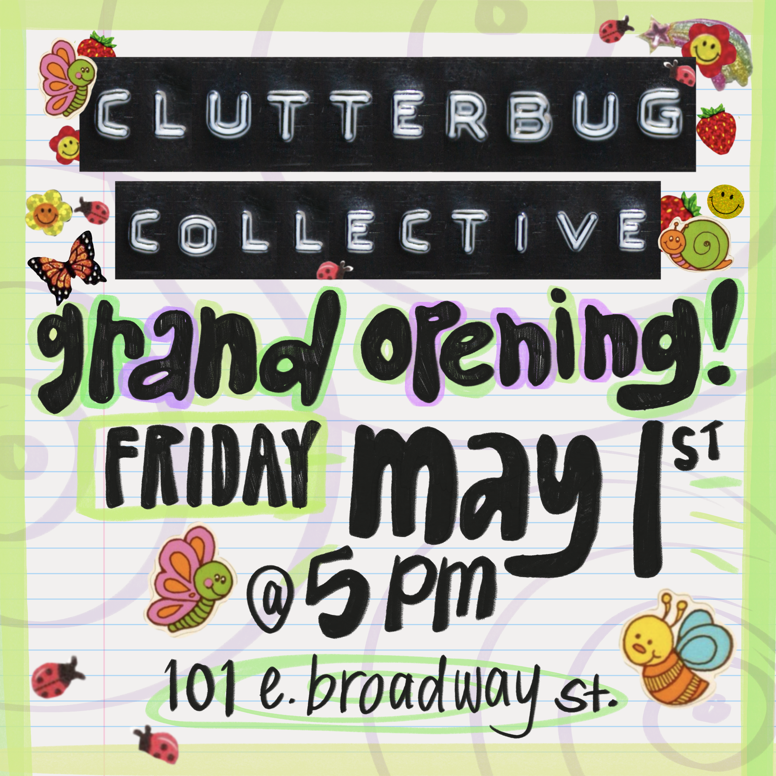 Clutterbug Collective Grand Opening