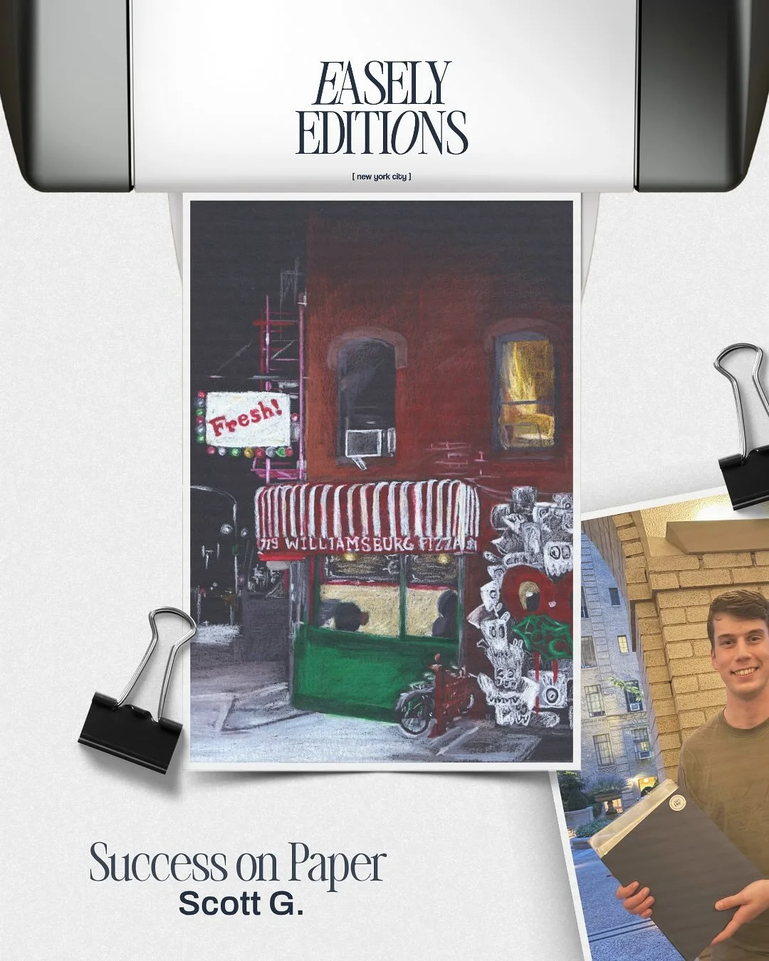 Success on Paper | ft. Scott G. 
-
Meet Scott, an artist, a marathoner, and a growth leader in tech 👨🏼&zwj;🎨🏃👨🏽&zwj;💻
-
We made limited edition prints for Scott, so he can sell his amazing artwork to raise money for @freeartsnyc in the upcomin