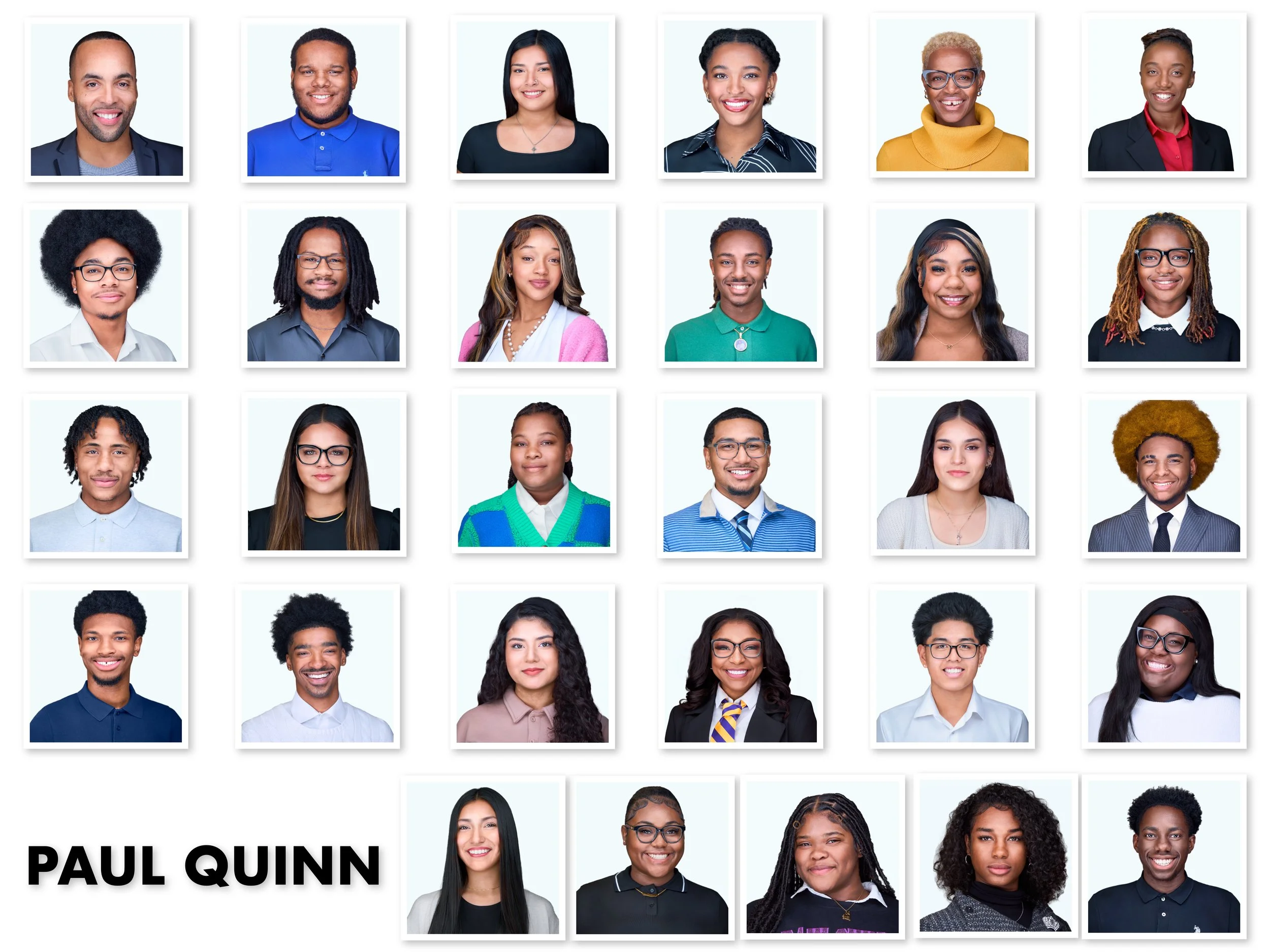 On-location headshots for Paul Quinn College, Dallas