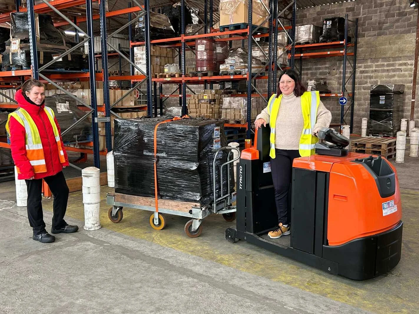 Session formation CACES chariots élévateurs sur plateforme 1000m2