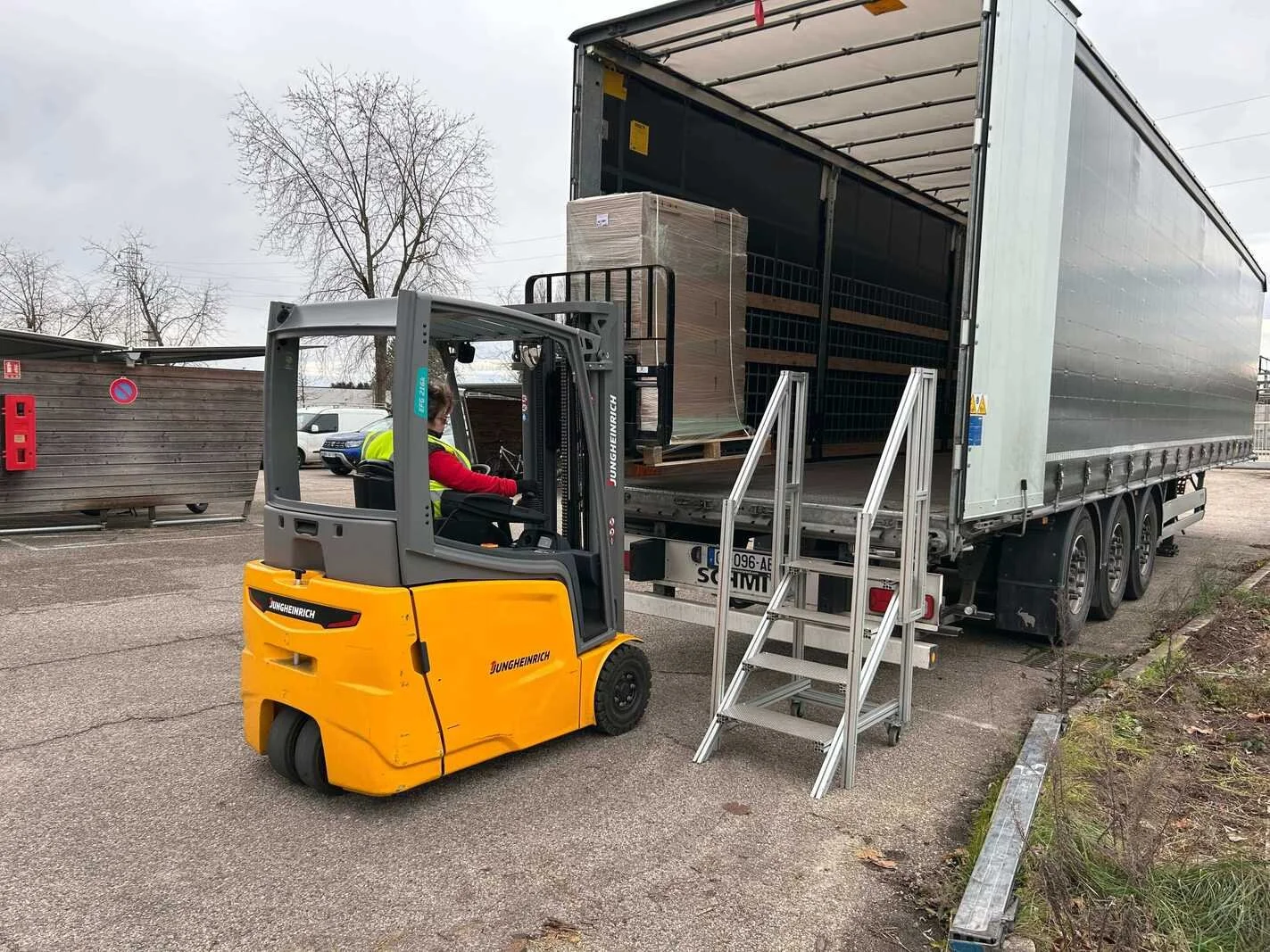 Formation pratique chargement camion CACES R489 SMF Formation