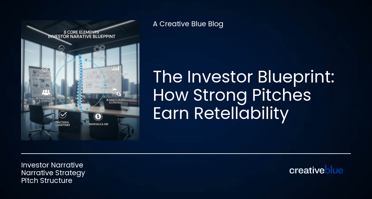 The Investor Blueprint: How Strong Pitches Earn Retellability