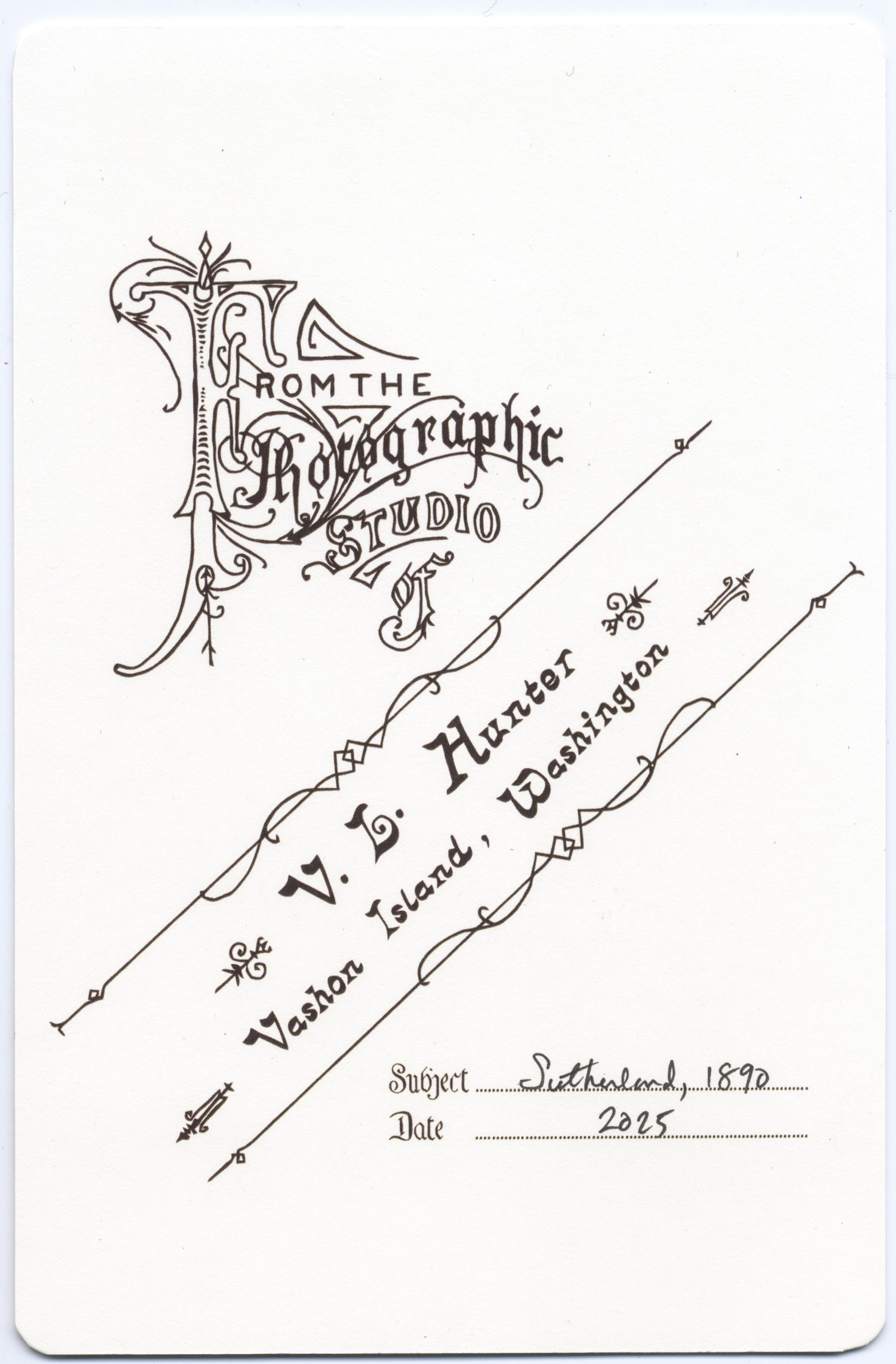 cabinet card verso