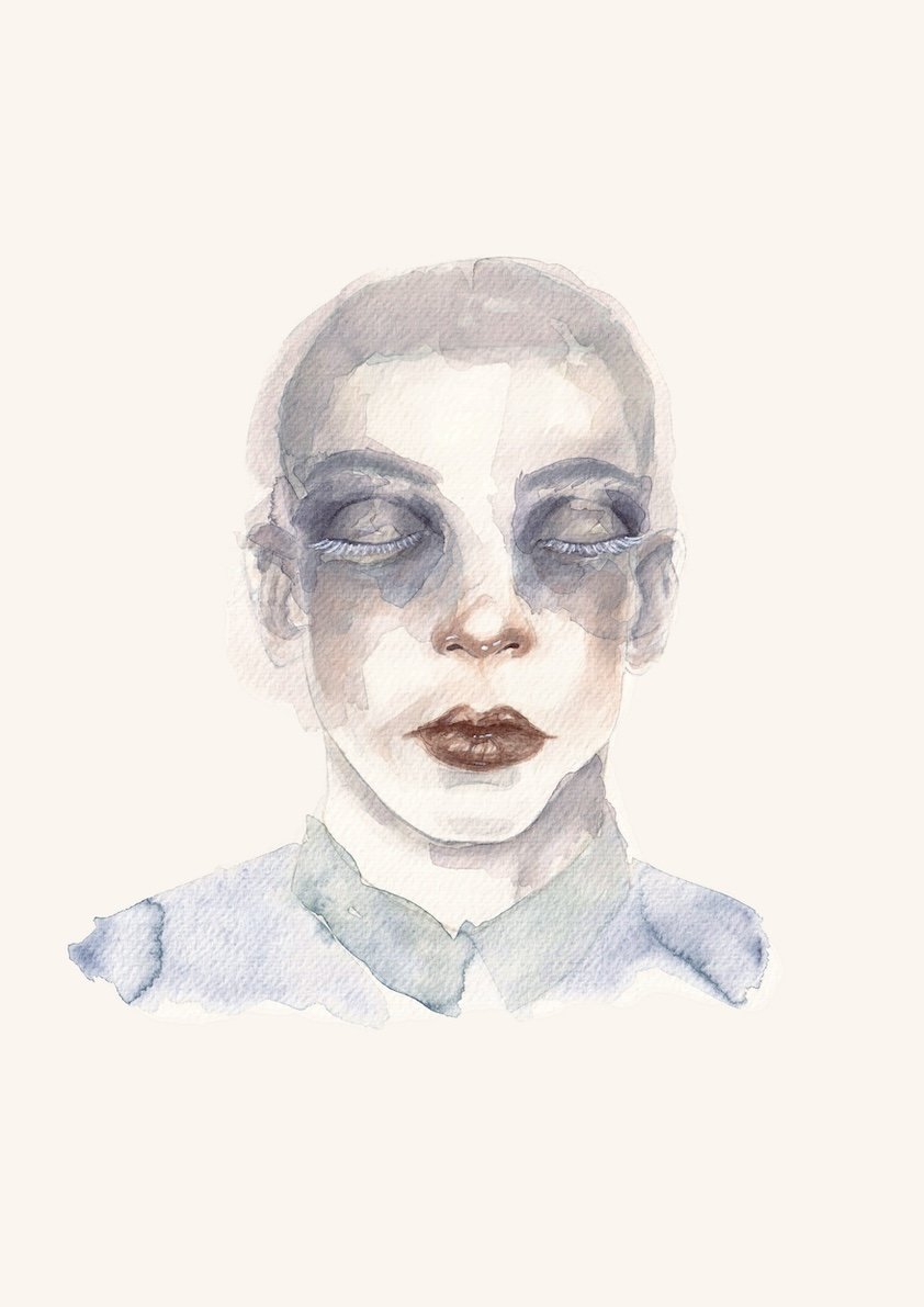 Gutt med drømmer - Art Print