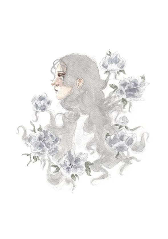 Flower nest - Art Print