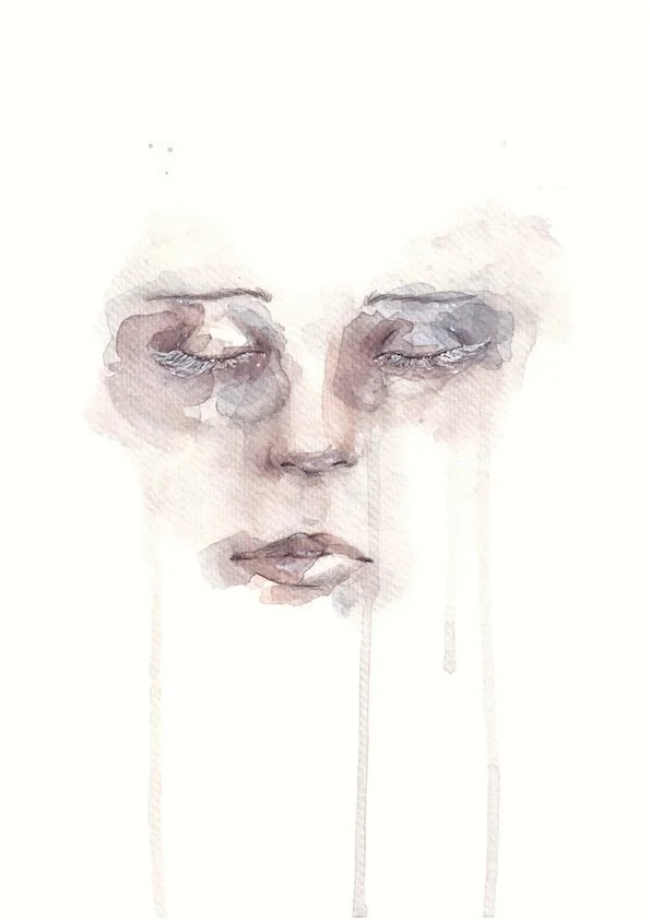 Closed Eyes - Art Print