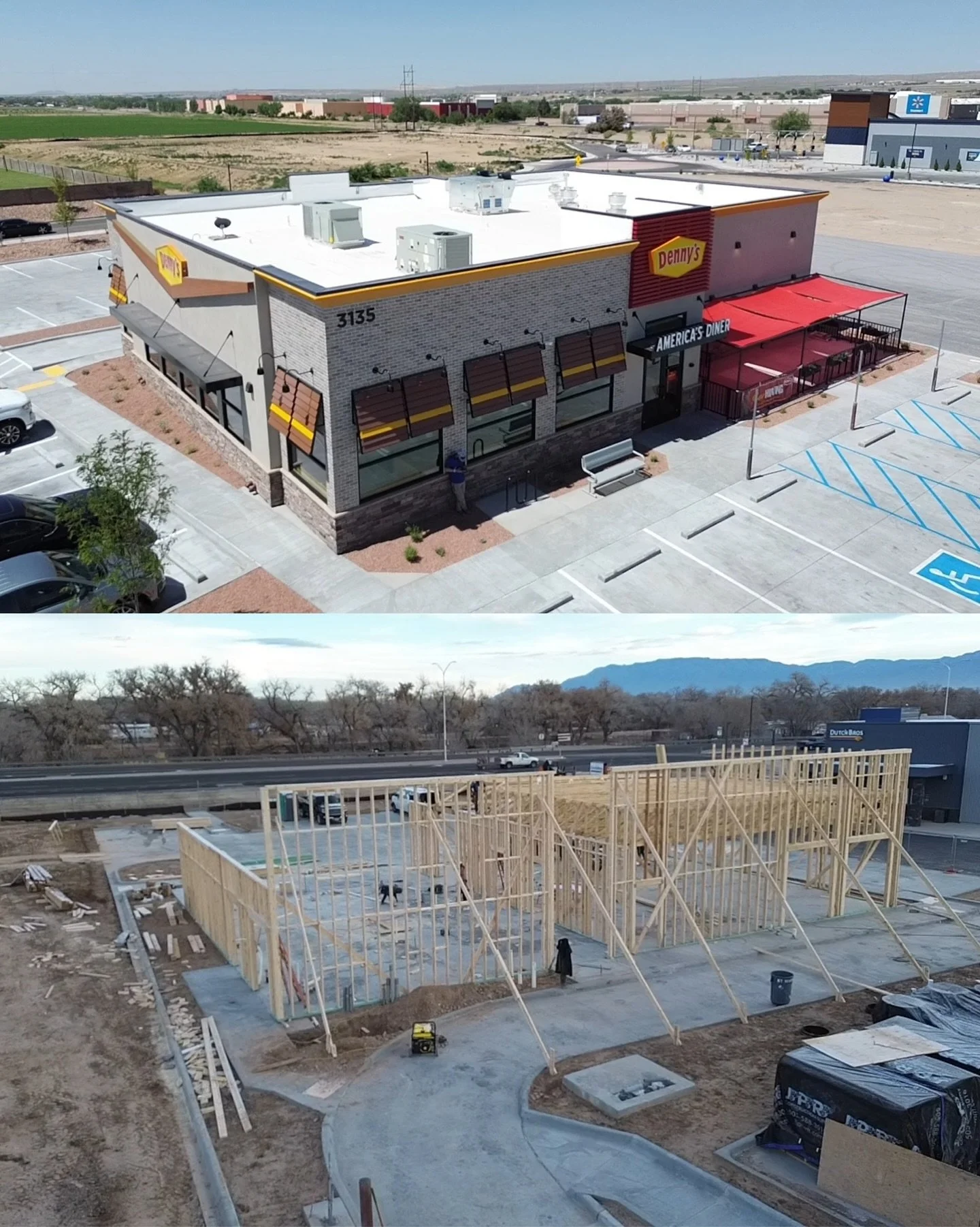From the first foundation pour to the final plate served &mdash; this Denny&rsquo;s build was all about precision, planning, and partnership.

Swipe to see how we took this space from the earliest construction stages to a fully realized restaurant re
