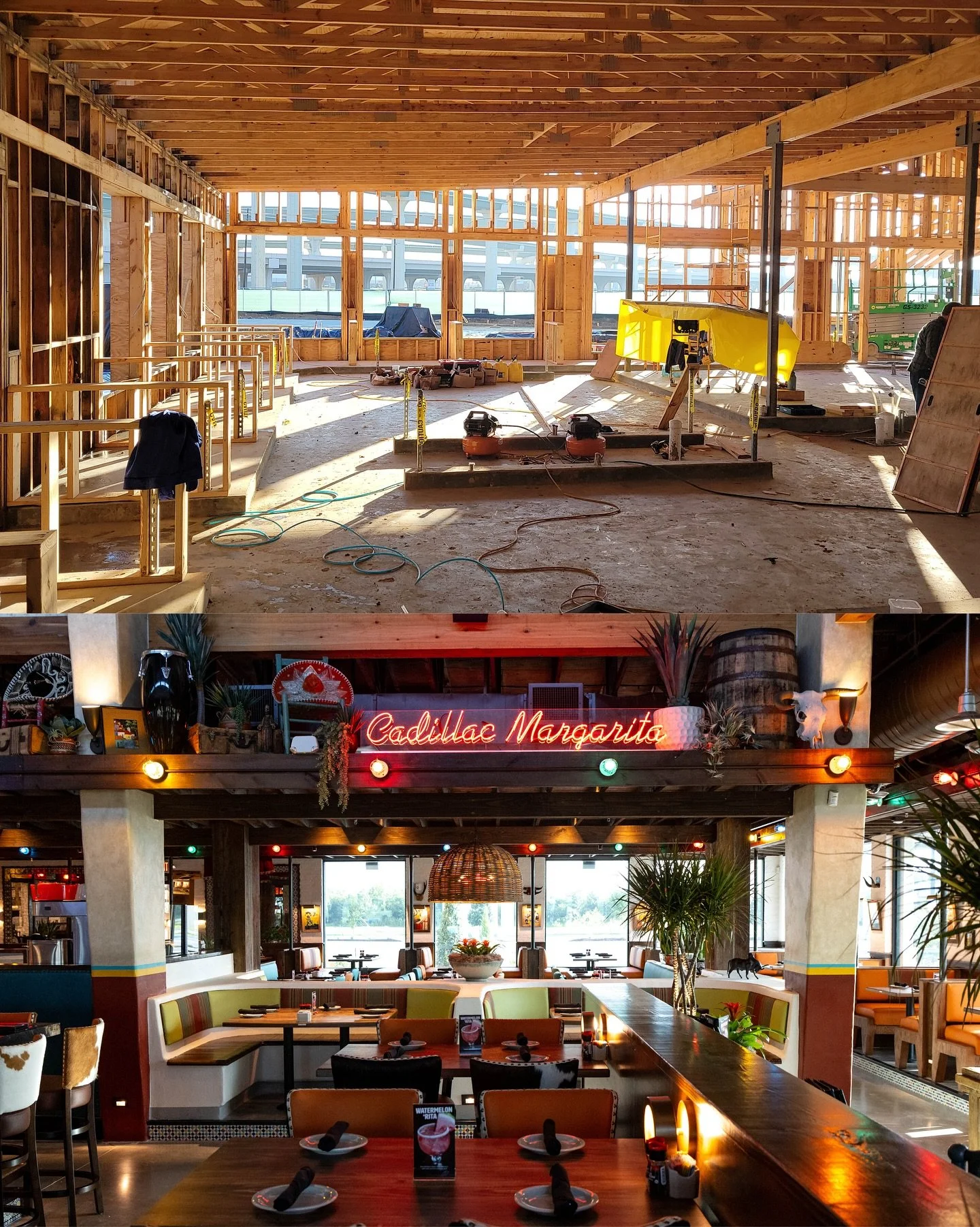 From steel and framing to a vibrant, welcoming restaurant — this Gringo’s Tomball project showcases what teamwork and craftsmanship can do.
Every phase was completed with precision and care, ensuring this space reflects the energy and wa