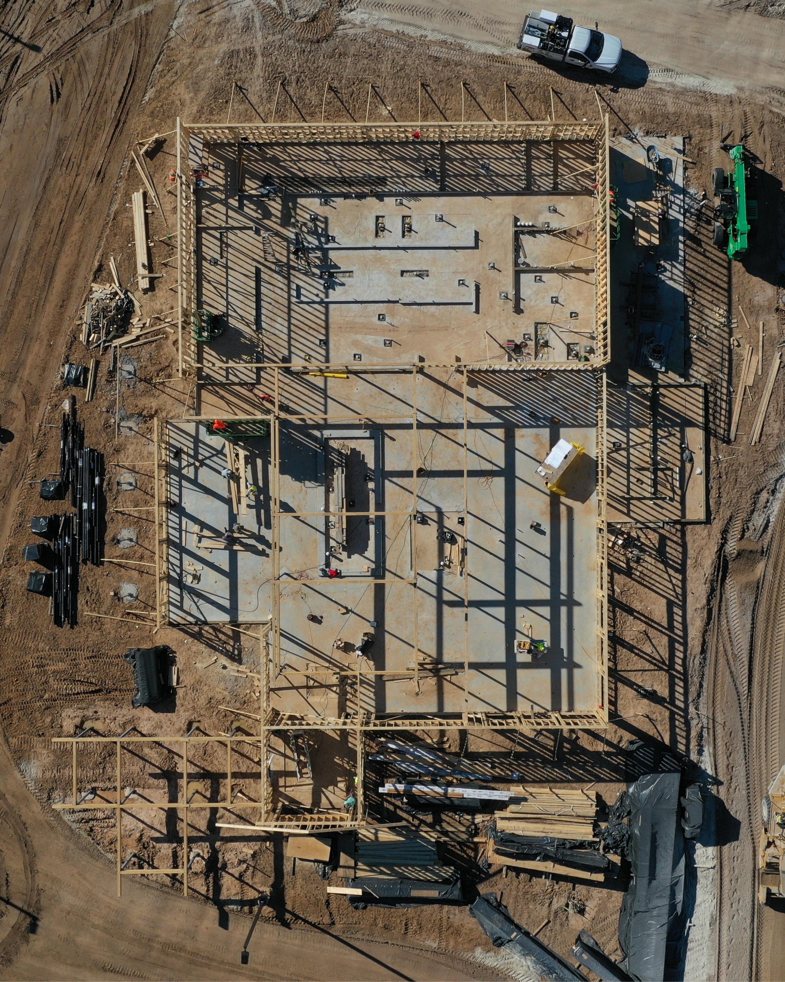 Strong builds start with strong framing.

In ground-up commercial construction, the framing stage is where the structure truly begins to take shape. It&rsquo;s the backbone of the project&mdash;setting the foundation for everything that follows, from