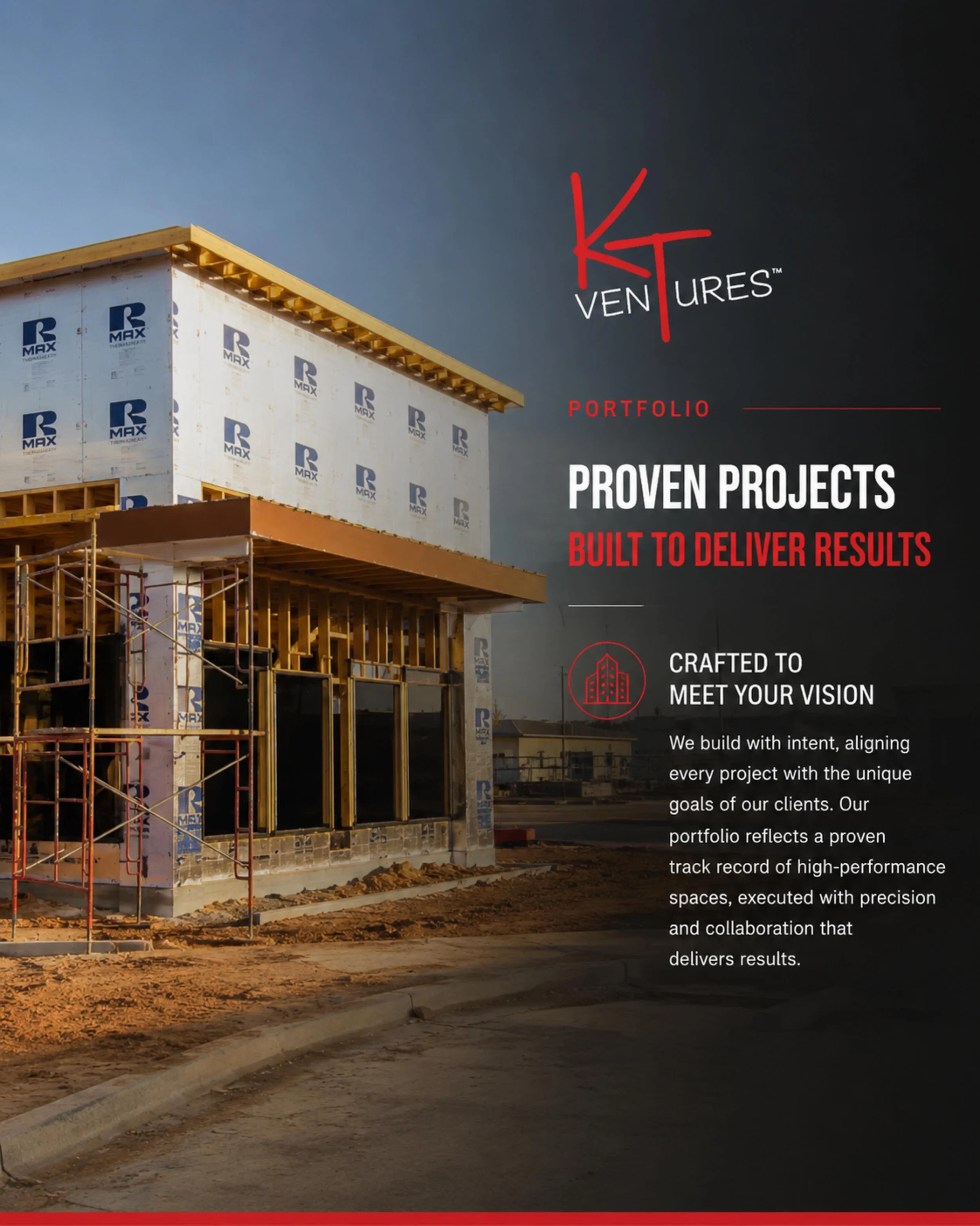 Summer is one of the busiest seasons for commercial construction&mdash;and the right team makes all the difference.

At KT Ventures, our portfolio reflects more than completed projects. It represents strategic planning, strong execution, and spaces b