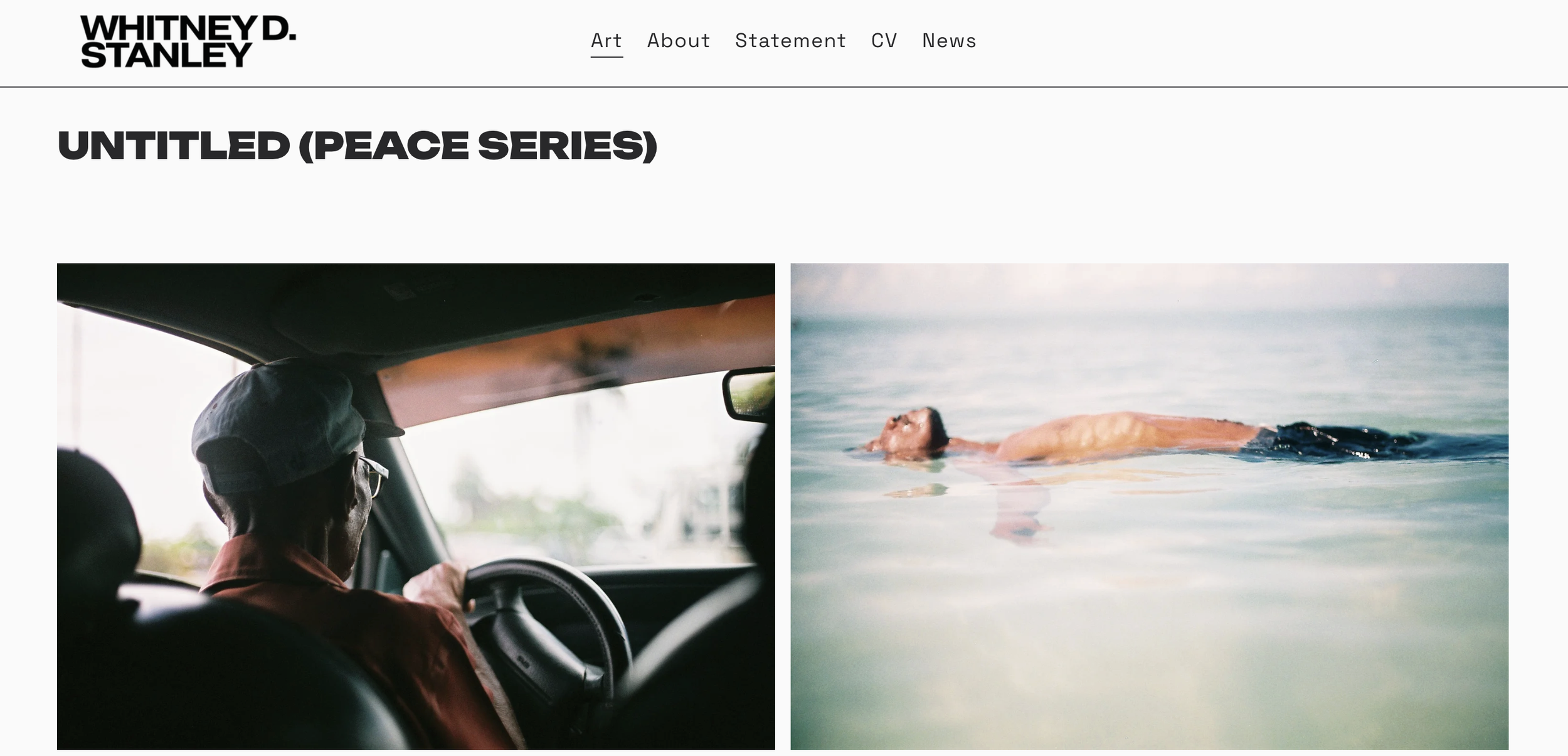 Squarespace Artist Portfolio Gallery