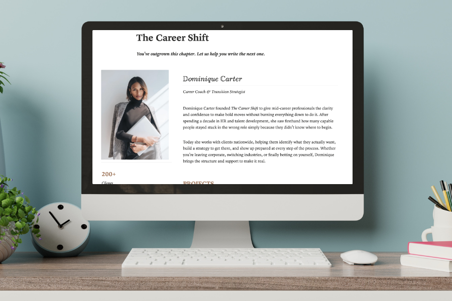 Notion Portfolio Template for Creatives & Independent Professionals