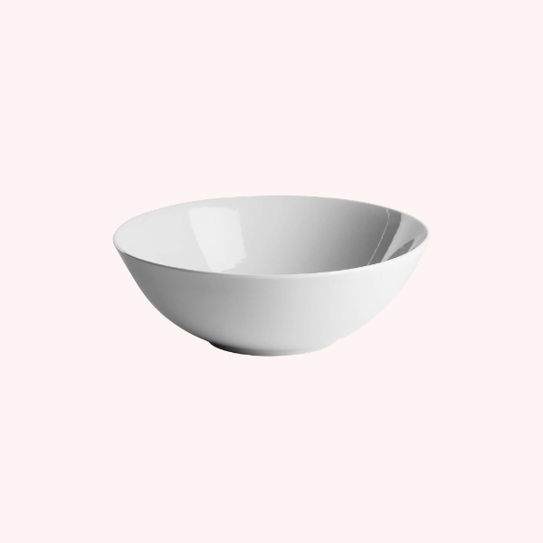 White Porcelain Dessert Bowl 