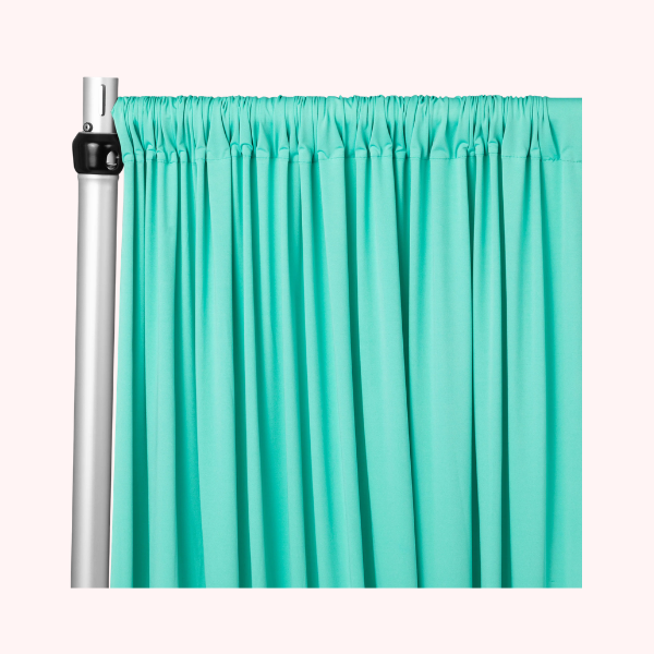 12ft H x 60" W Turquoise Spandex Panel