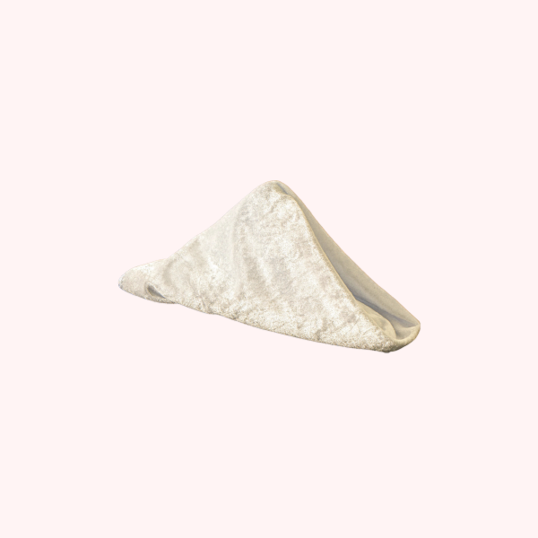 Ivory 20" x 20" Velvet Napkin