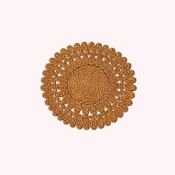 Boho Woven Rattan Charger