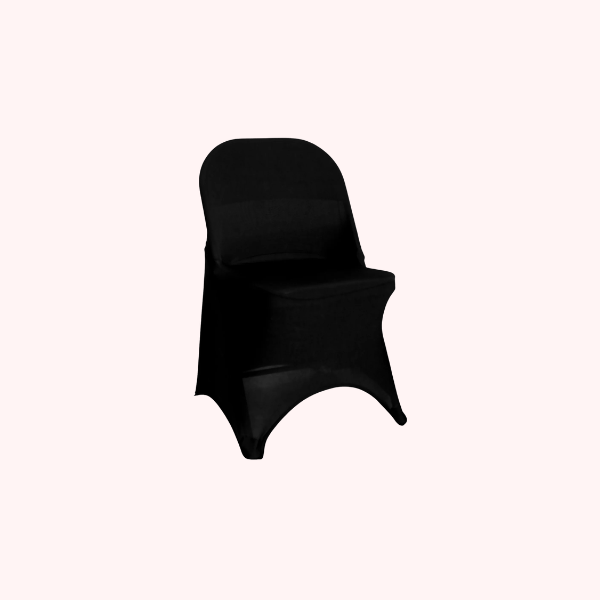 Black Spandex Chair Cover