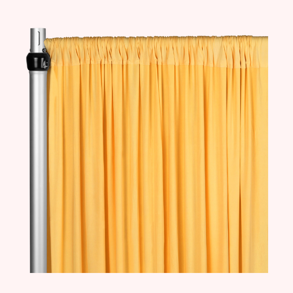 12ft H x 60" W Canary Yellow Spandex Panel