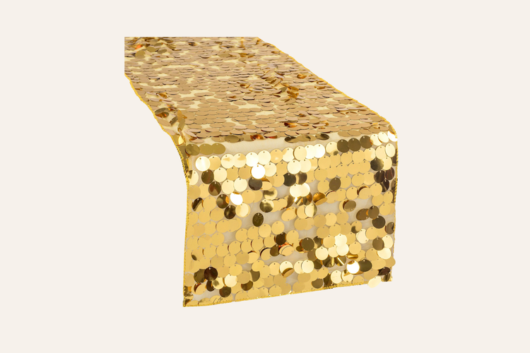 Gold Sequin Table Runner Large Payette.webp