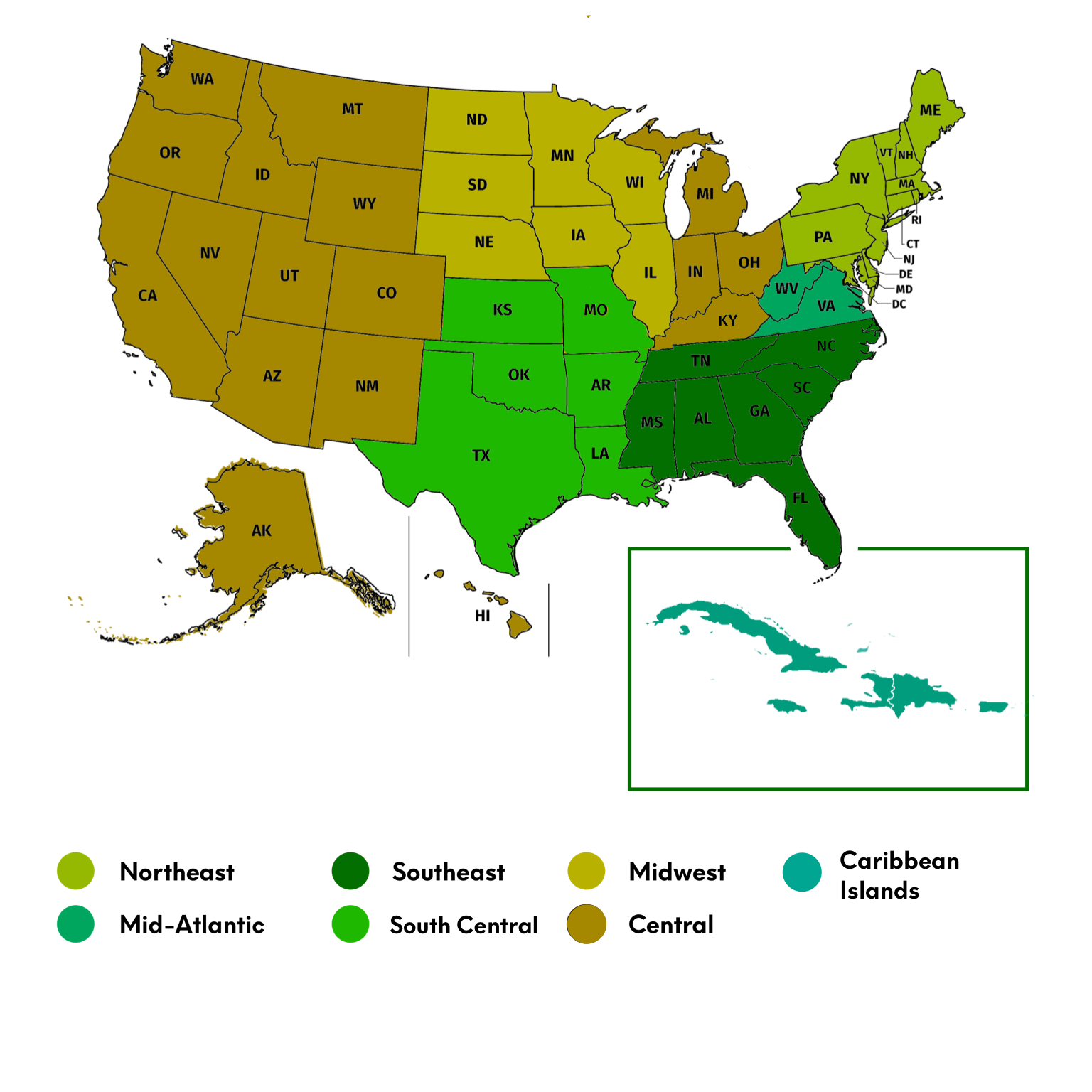 Map of the United States showing the average age of drivers involved in fatal crashes in 2022, with the youngest average age in Texas and the oldest in Alaska.