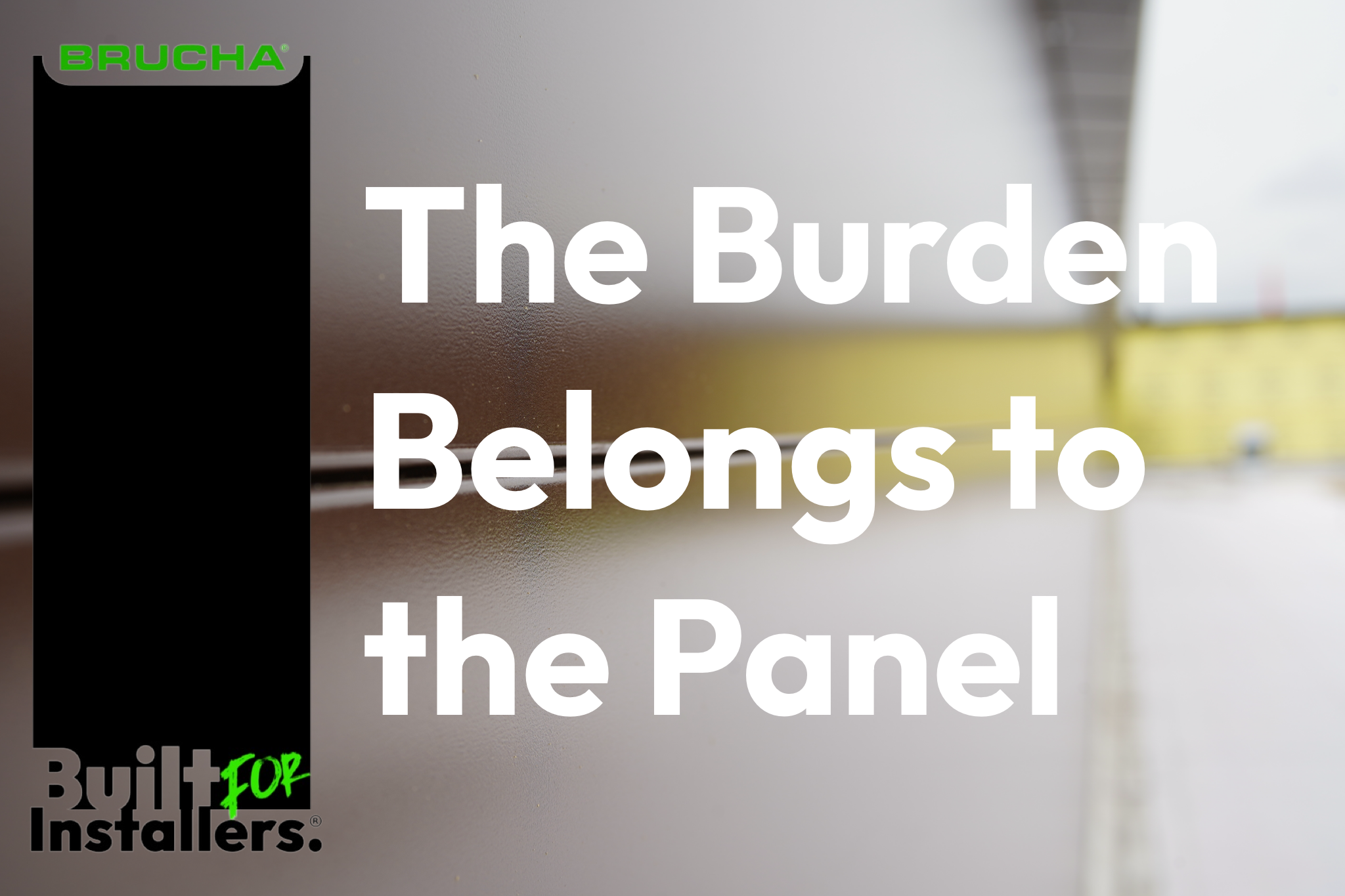 The Burden Belongs to the Panel
