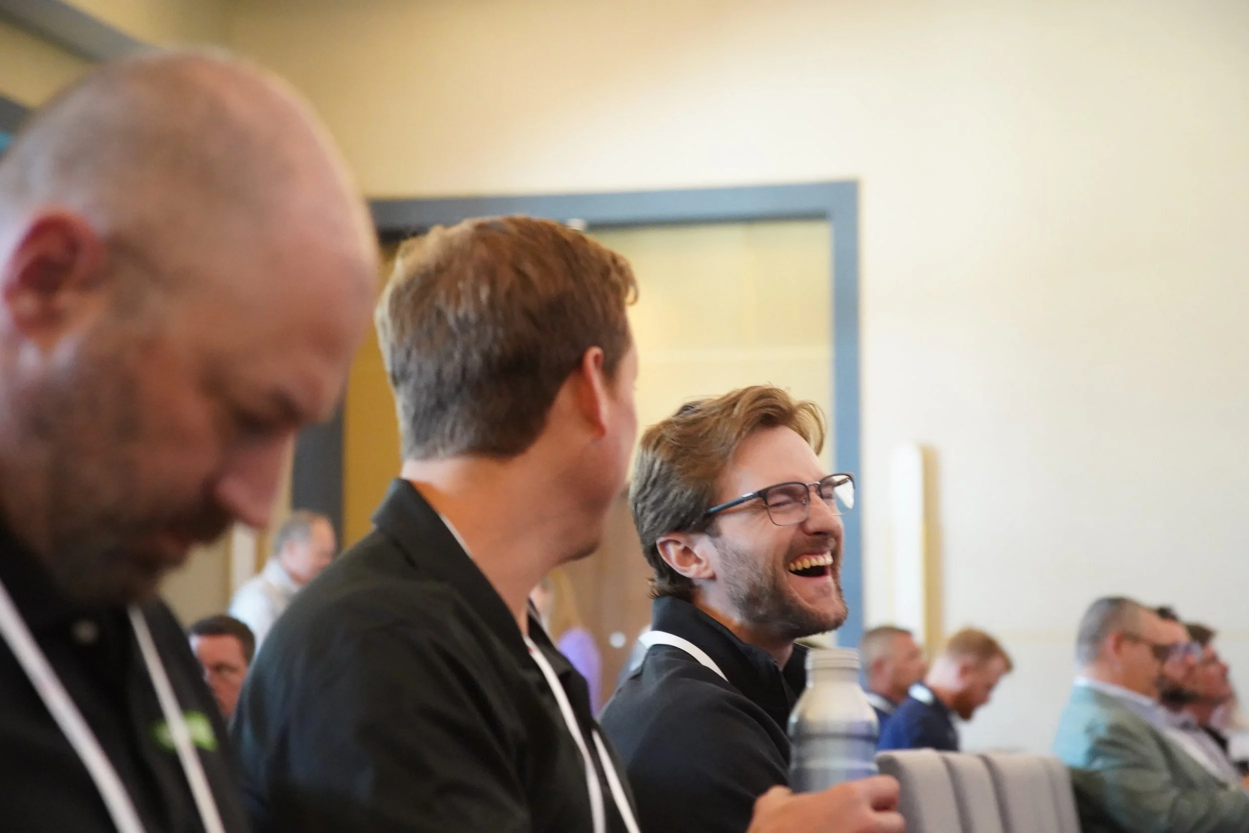 Team Members Laughing