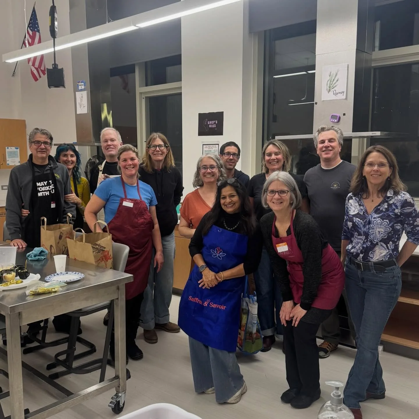 Indian Restaurant Favorites class at ACE..,yummy Punjabi dishes made by enthusiastic great students, wonderful energy and soooo much food!

#chickentikkamasala #palakpaneer #indiancookingclasses #privatechef #cookingclass