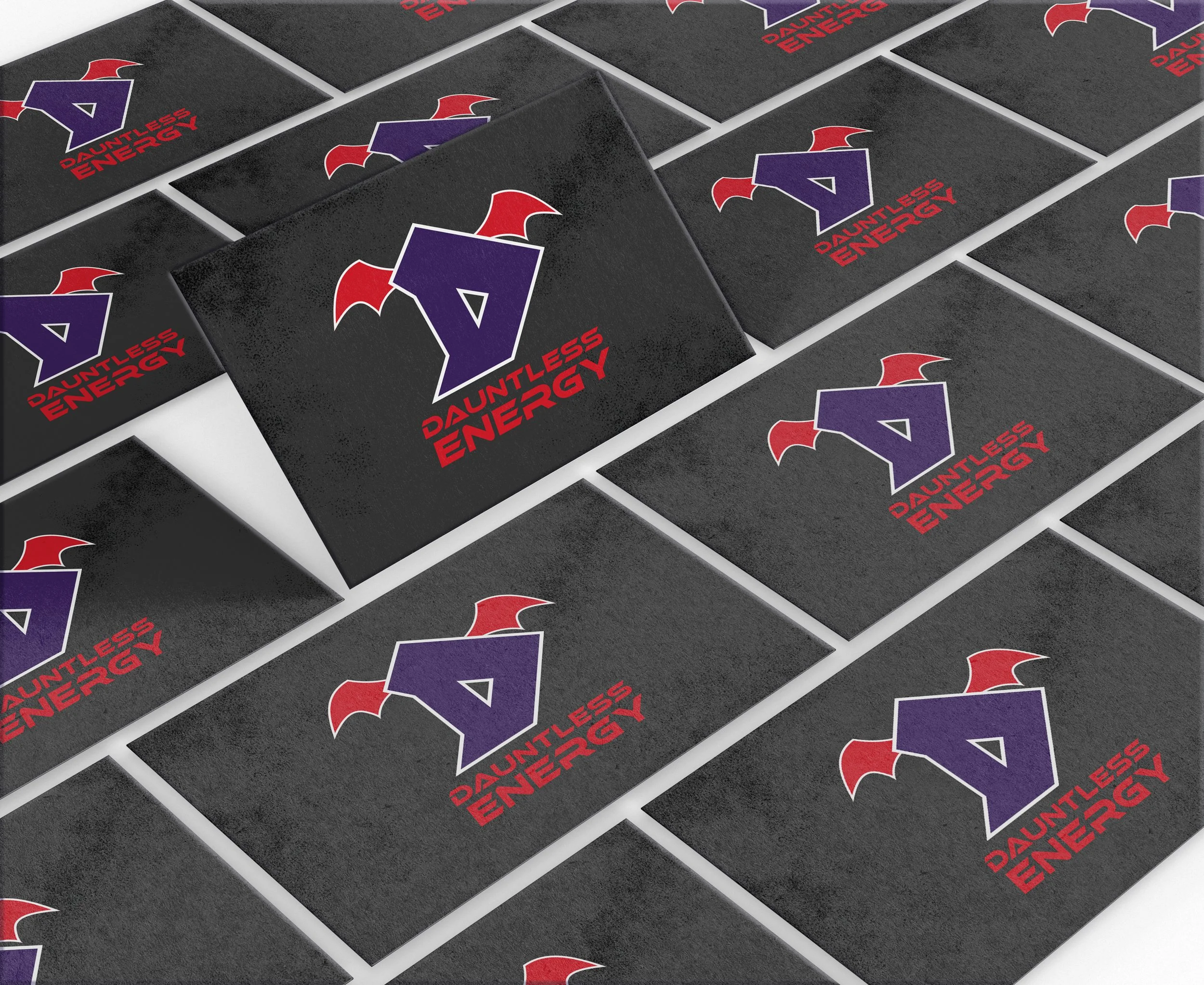 Dauntless Energy Business Card Mockup
