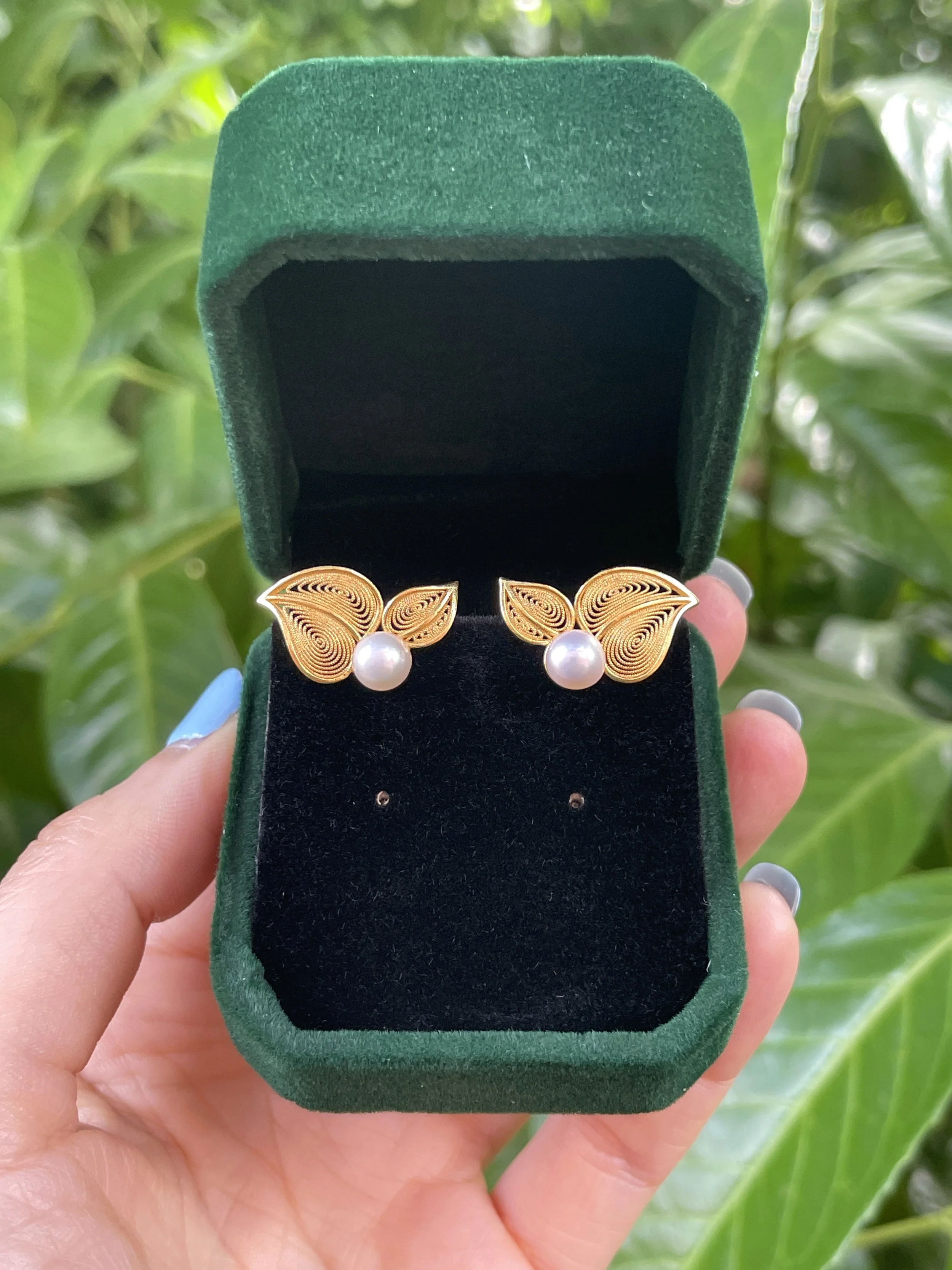 Imperial Filigree Pearl Studs in 24K Gilded Silver.jpg