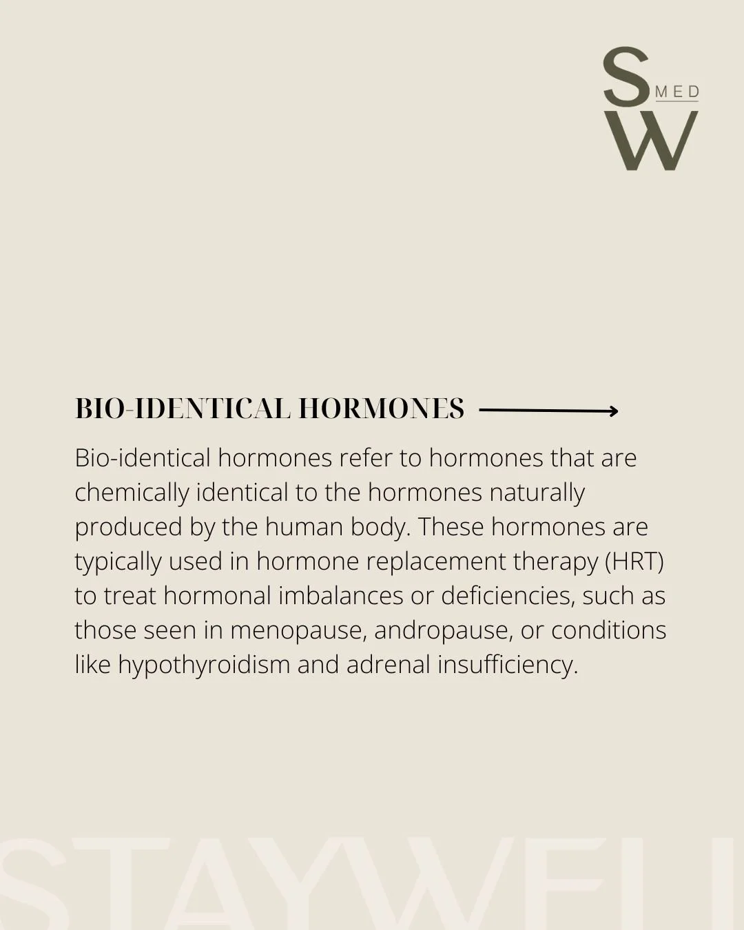 Bio-identical hormones are the latest and most advanced option for hormone replacement therapy (HRT), offering a more natural and personalized approach to restoring balance. Unlike synthetic hormones, bio-identical hormones are chemically identical t