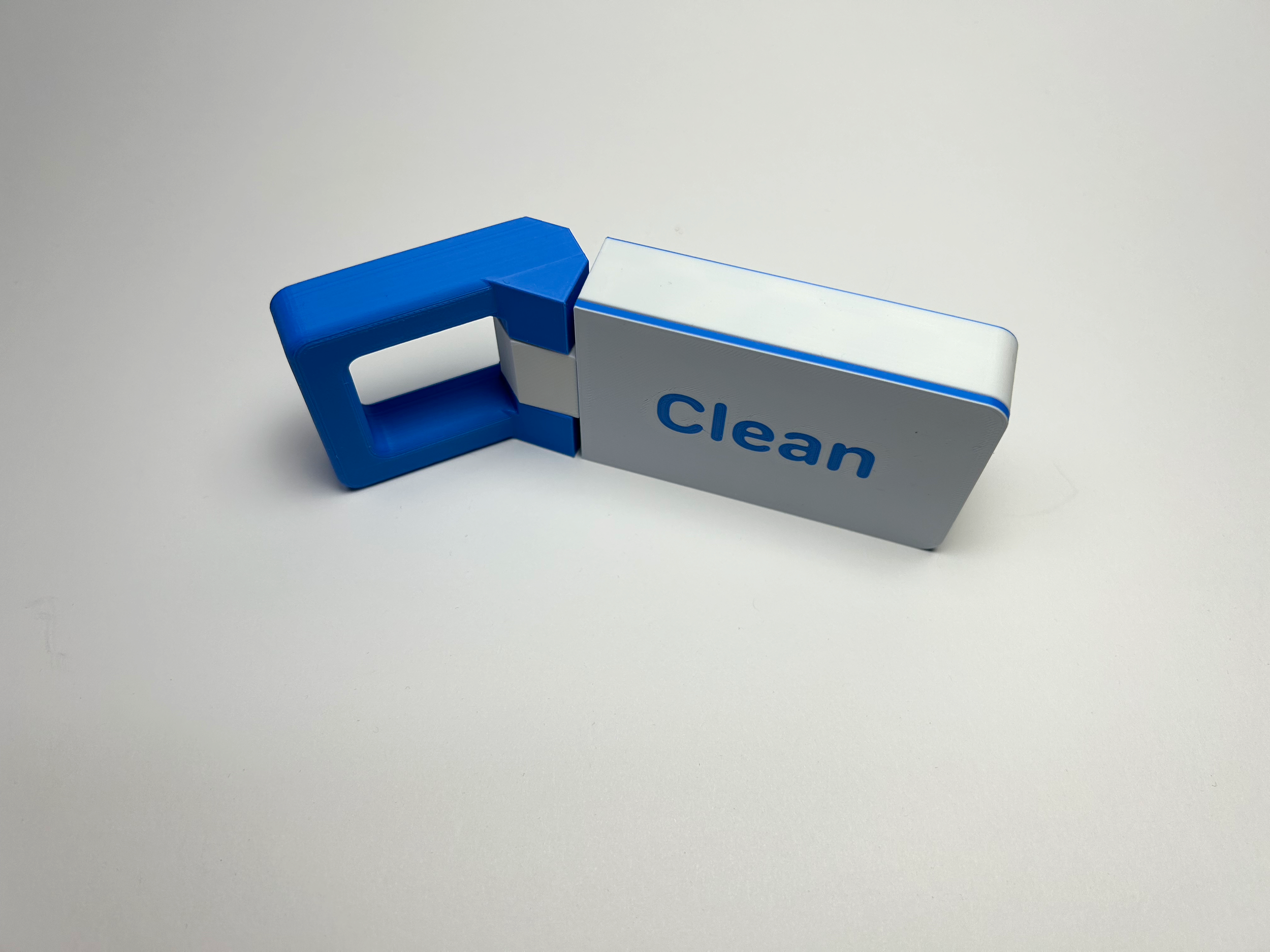 The sign features a uniquely angled, easy-grab handle engineered for accessibility, allowing users to flip it effortlessly without the painful pinching or prying required by standard flat magnets.