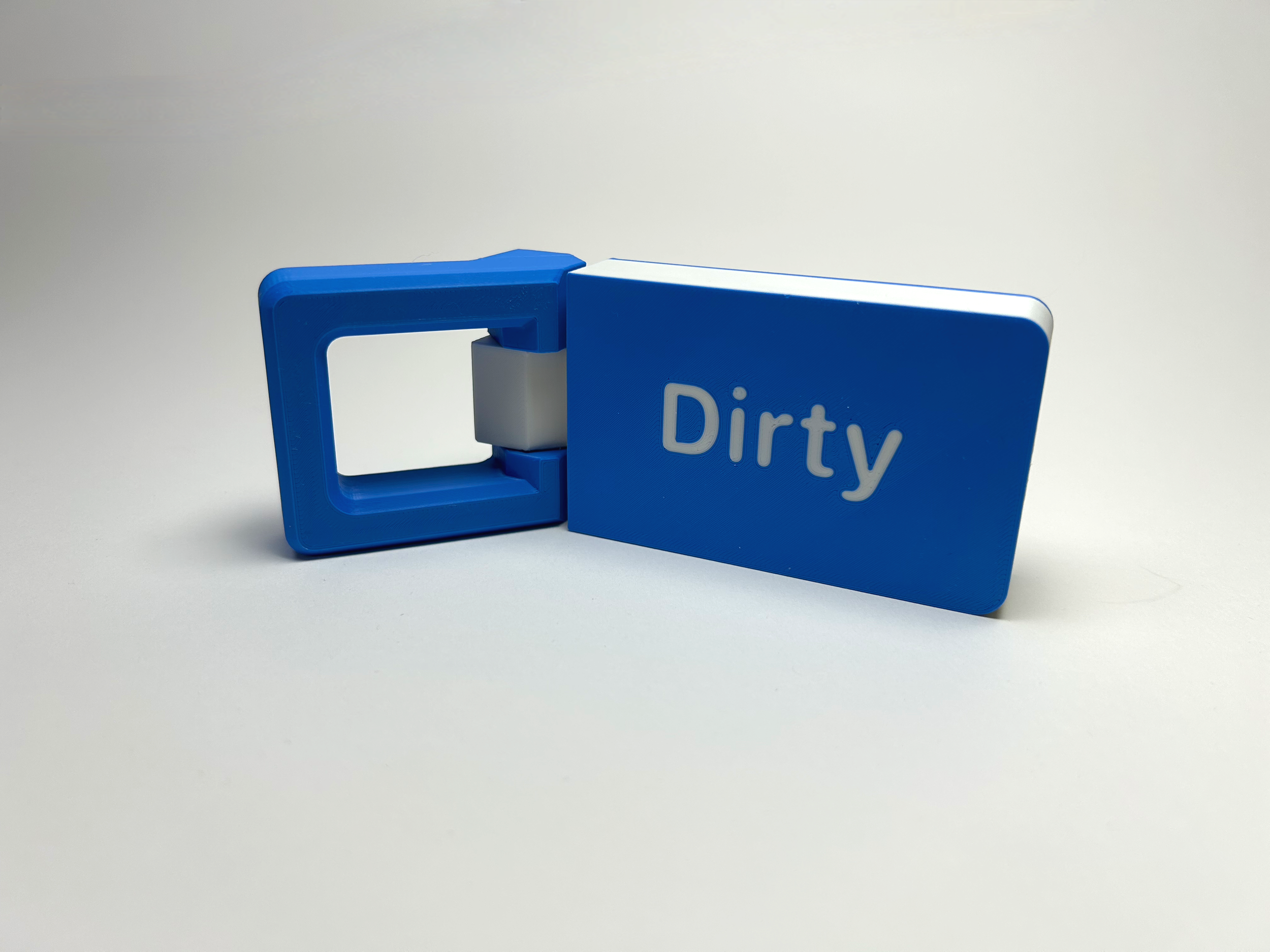 The sign features a sleek, minimalist profile with bold, high-contrast lettering designed to complement any kitchen style, from rustic farmhouse to ultra-modern.