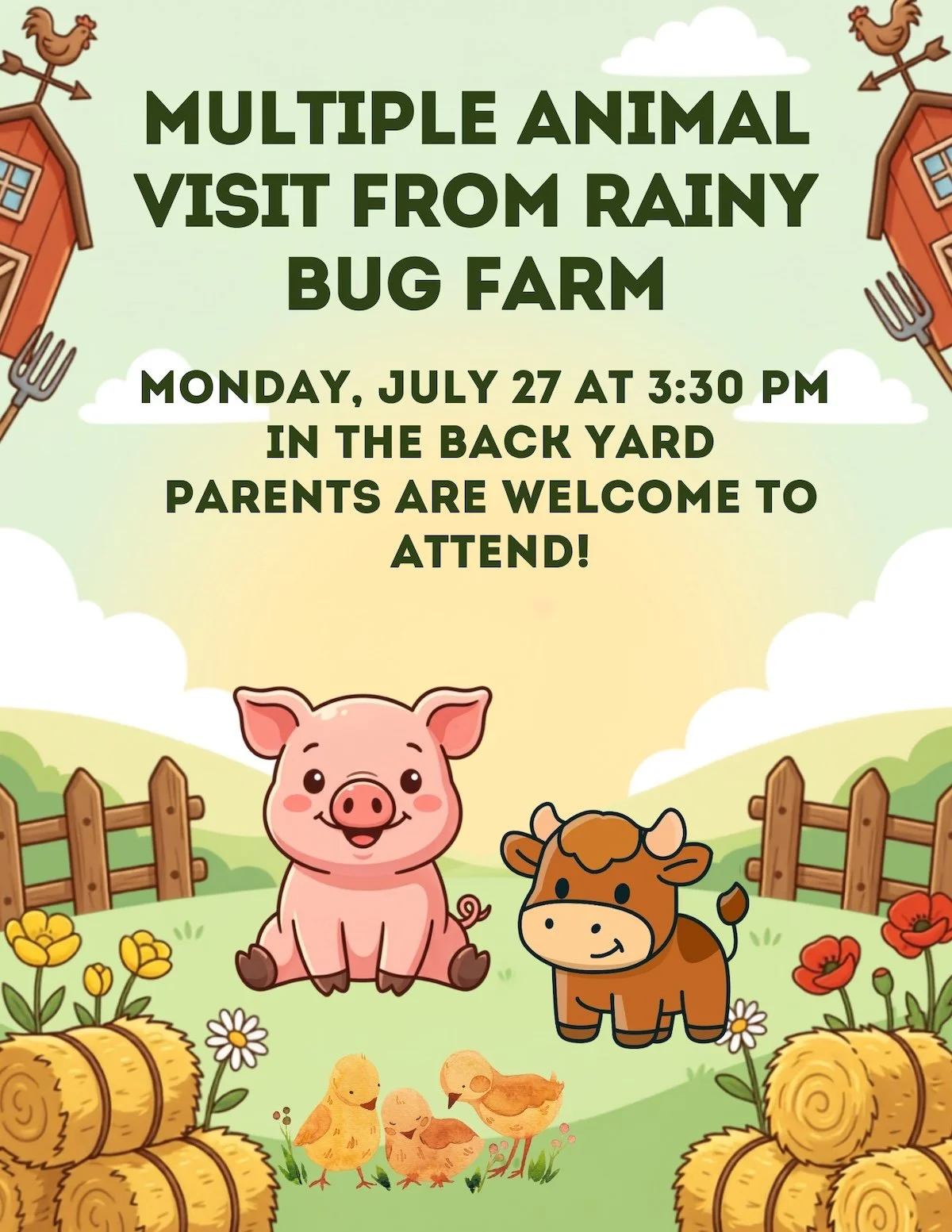 Rainy Bug Farm Visits