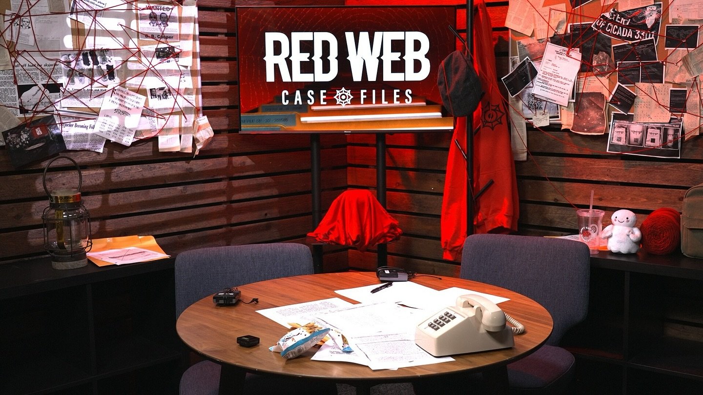 The muffins are just a snack, but the boys are hard at work on new cases. @redwebpod. #casefiles #straybirdstudios #broadcast #production #youtube