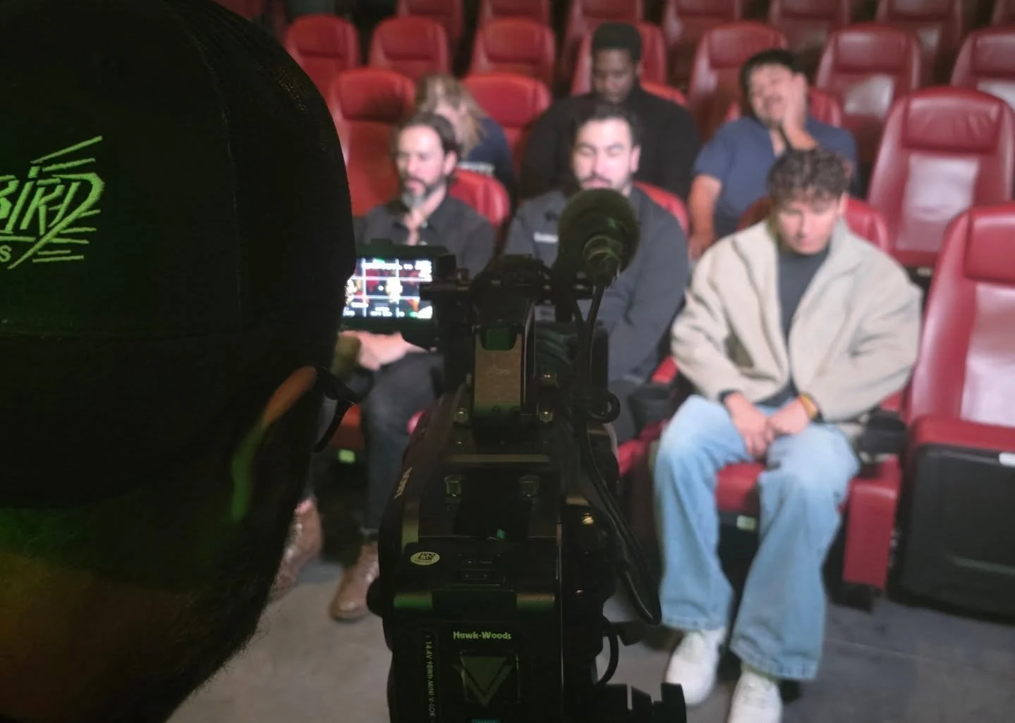 Got an opportunity to shoot at the AFS theater today #production #austin #cinema