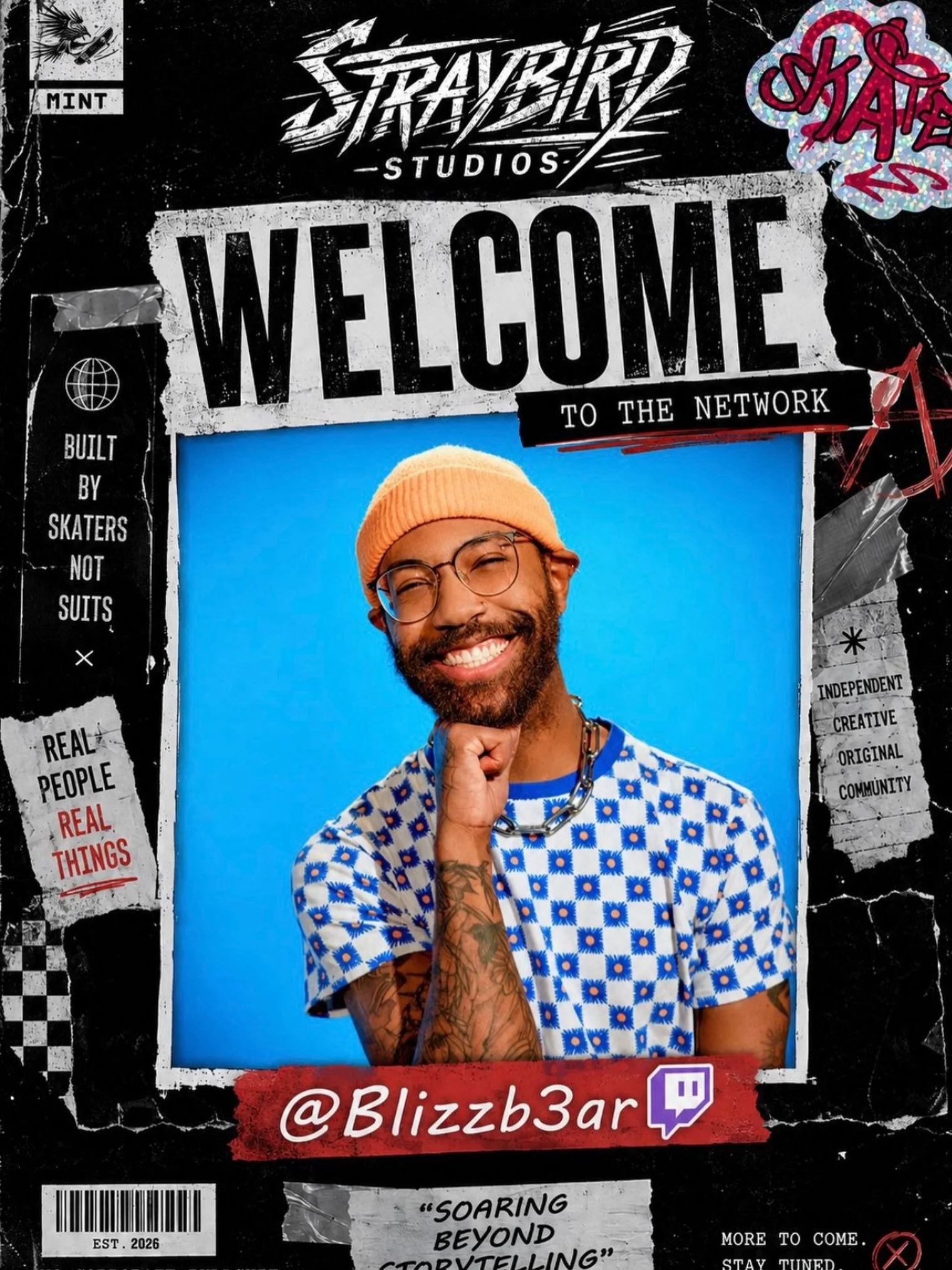 Help us welcome @blizzb3ar to The Flock #twitch #creator