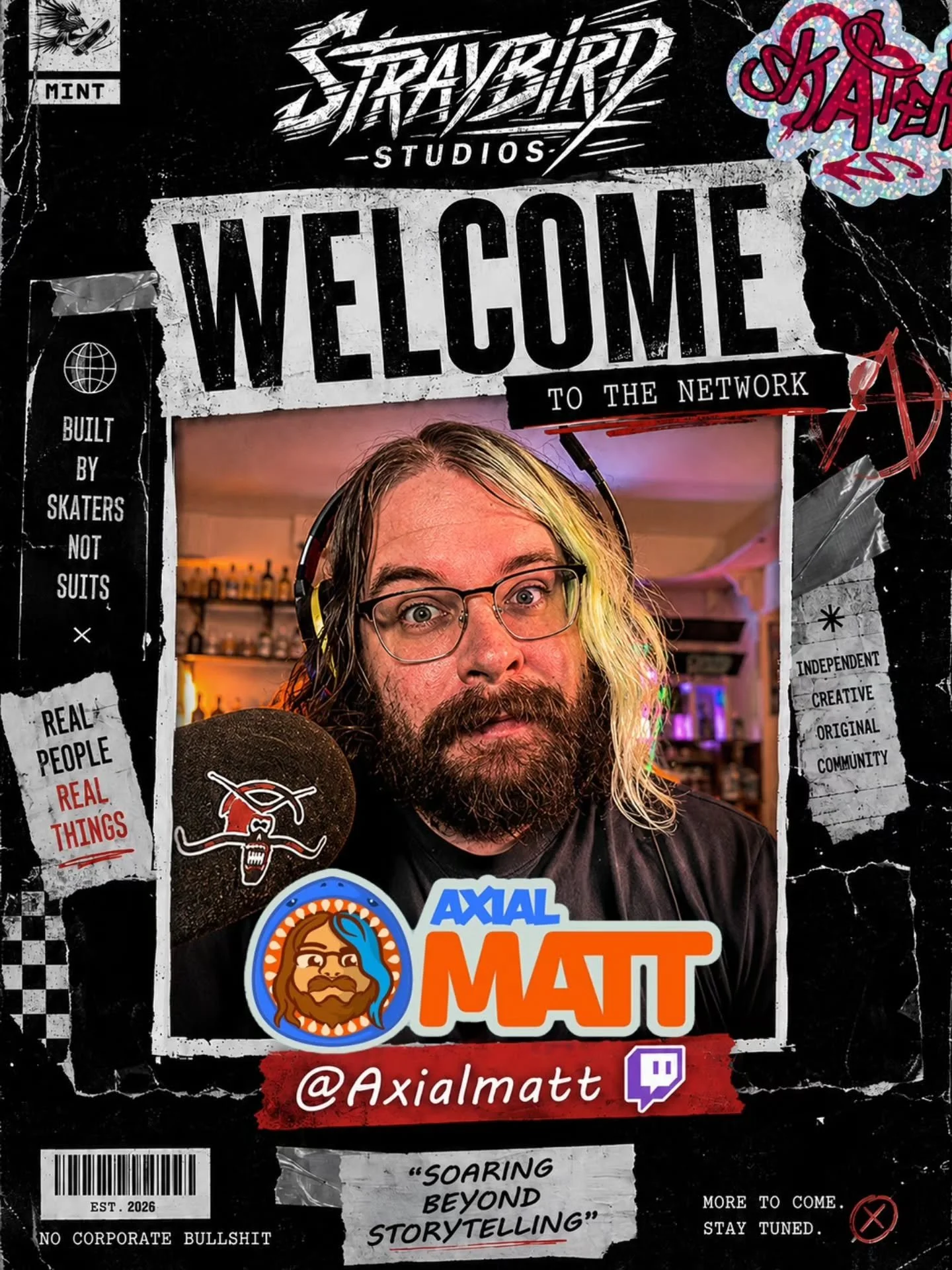 Help us welcome @mattrbragg to The Flock #twitch #creator