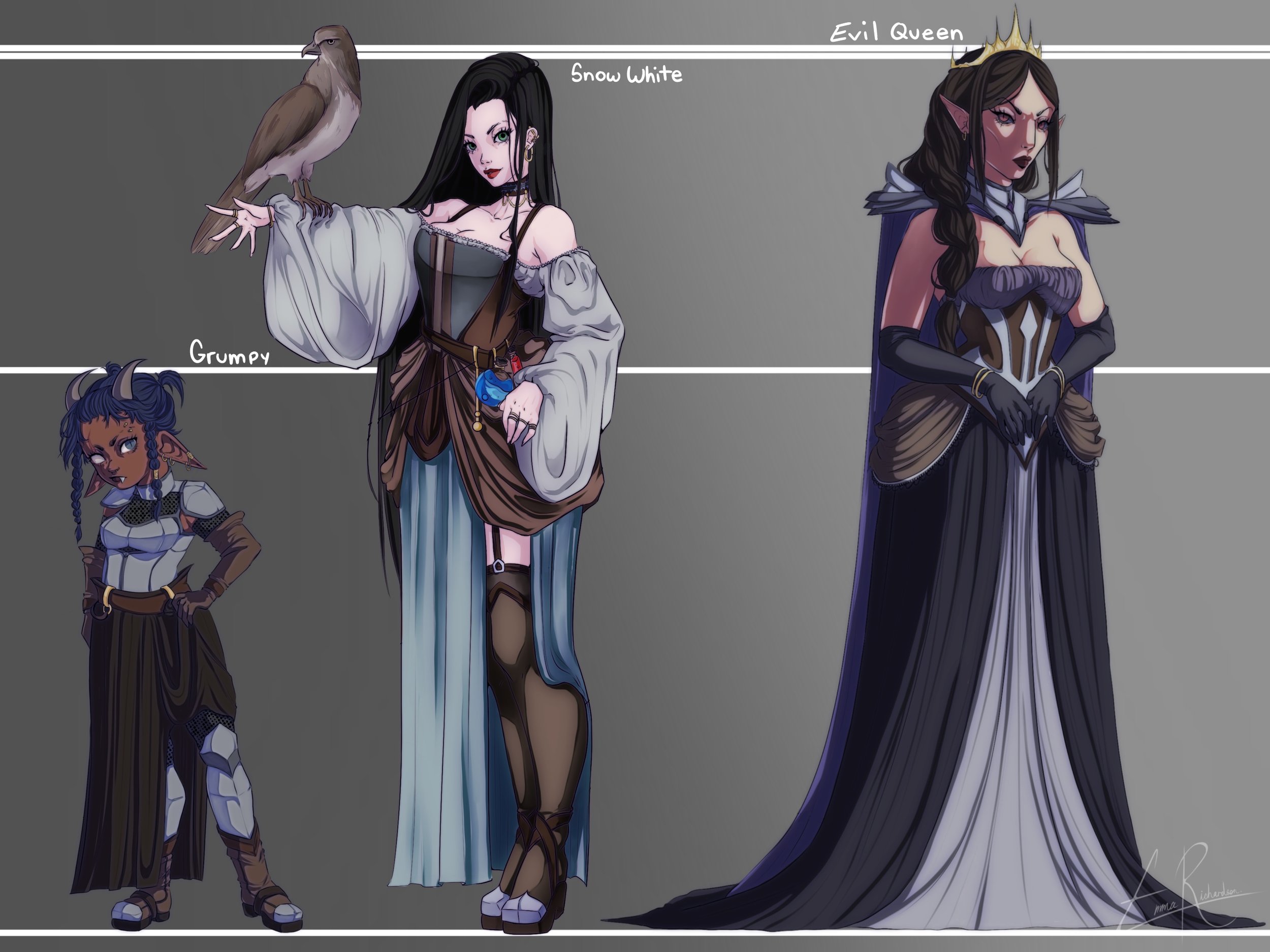 D&D Style Snow White - Redesign - 2024
