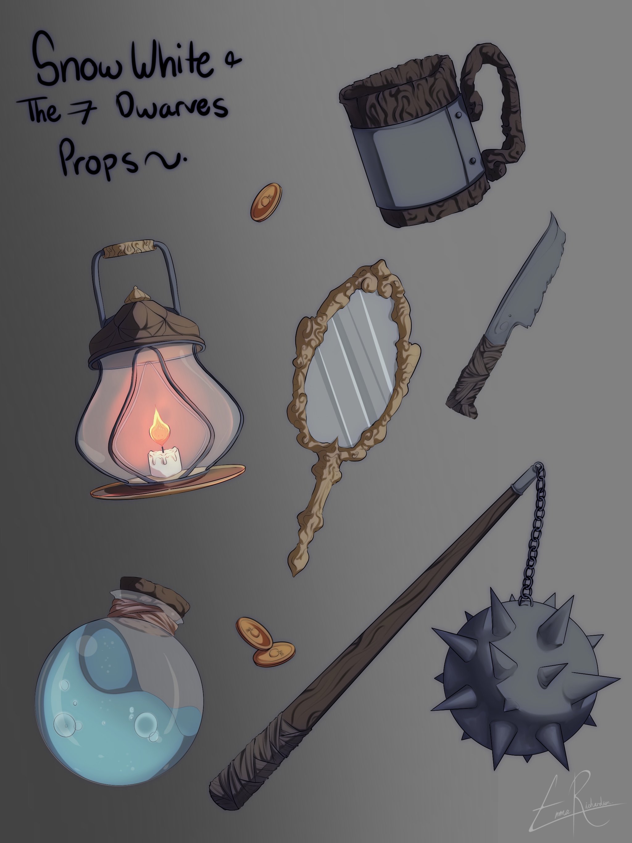 D&D Style Snow White - Prop Design - 2024