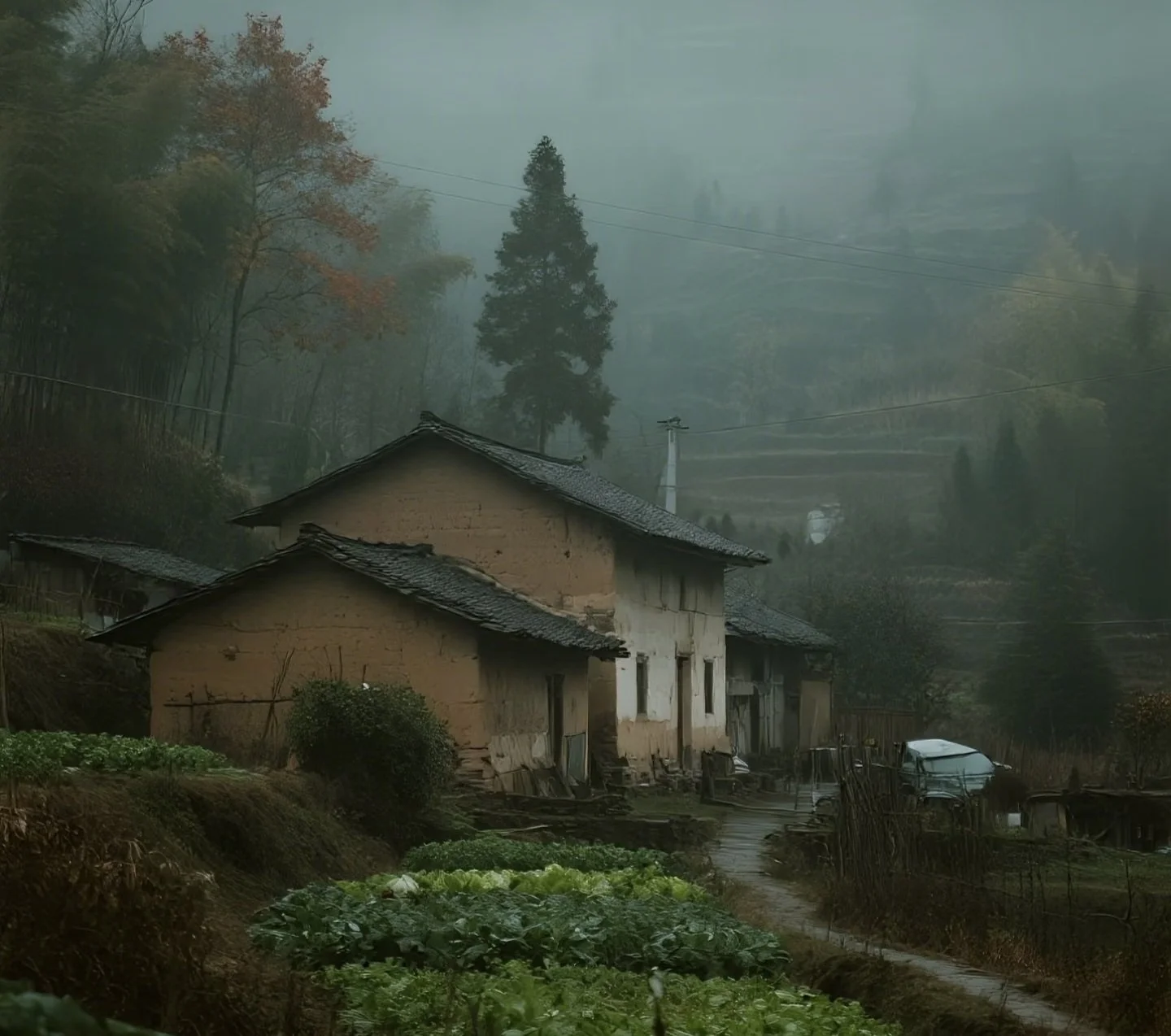 Two Generations in the Mountains: Great-Grandmother and Grandmother