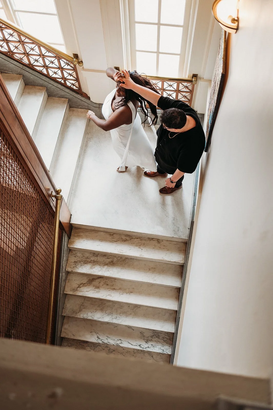 Engagement Session at Texarkana Regional Arts Center - Mya + Miguel
