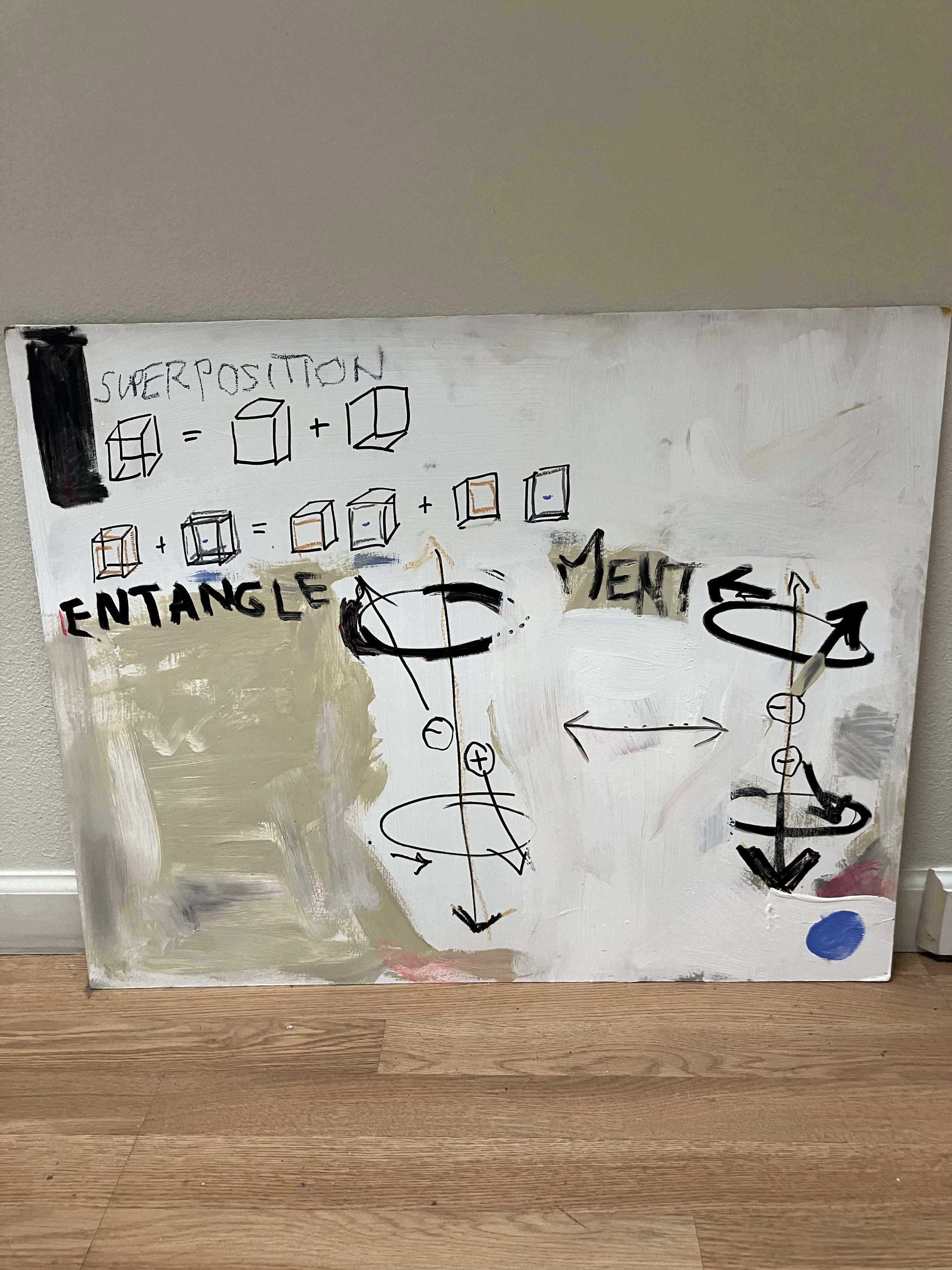 Satellite Series: Entanglement  23" x 28"  SOLD
