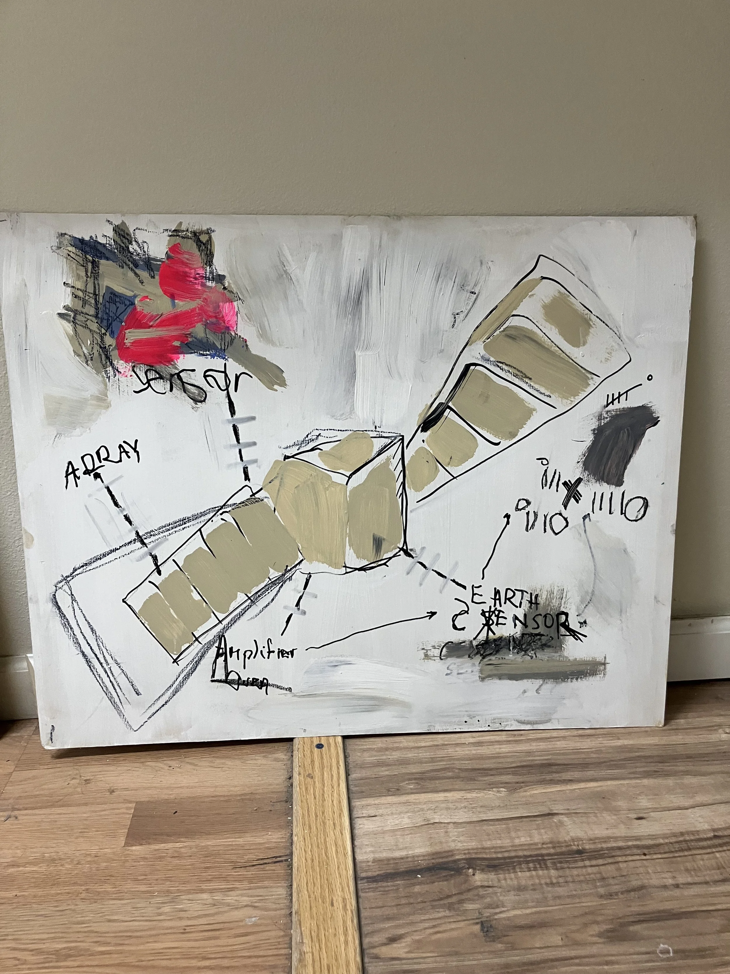 Satellite Series: SAT 23" x 28 " 
