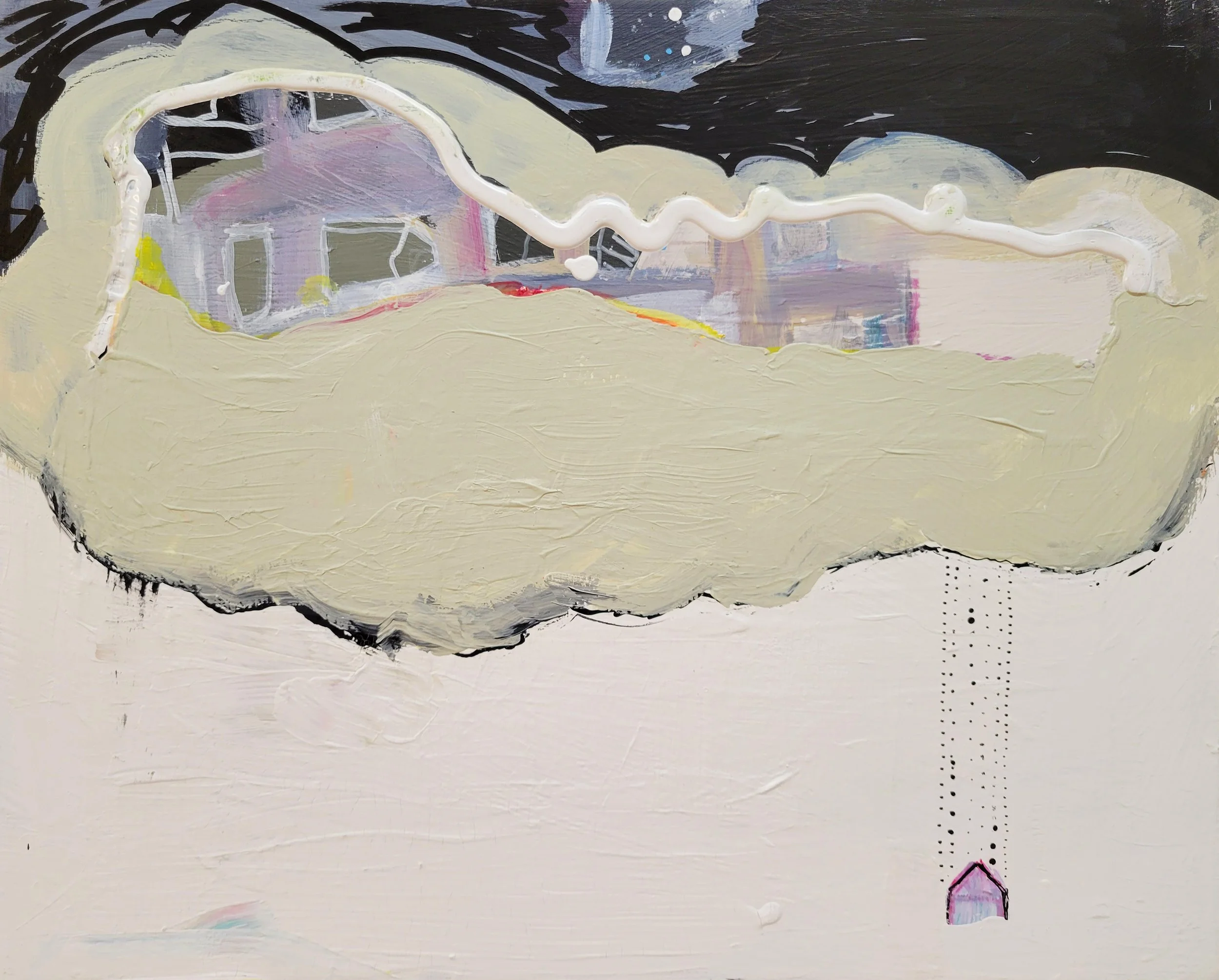 Village  16" x 20"