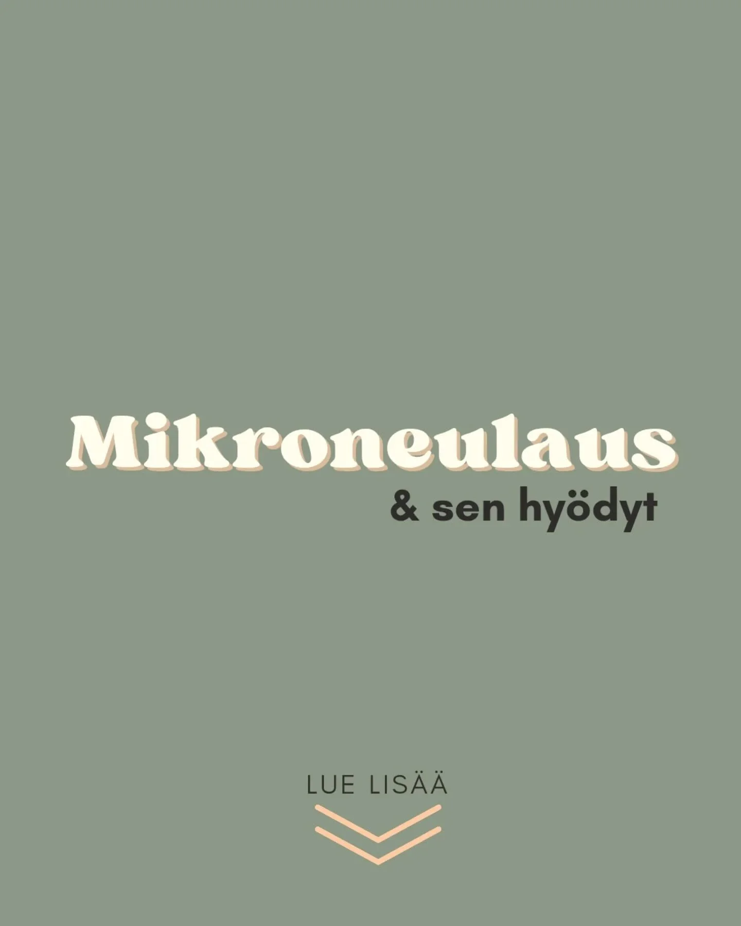 ✨ BTB13 Micro-Meso Therapy ✨

BTB13-mikroneulaus on tehokas ja turvallinen hoitomuoto, jossa yhdistyy neulauksen teho ja suomalaisen BTB13-seerumin ainutlaatuinen solutasoinen vaikutus. ✨ 

🧡 Mit&auml; BTB13-mikroneulaushoito tekee? 
&bull; Aktivoi 